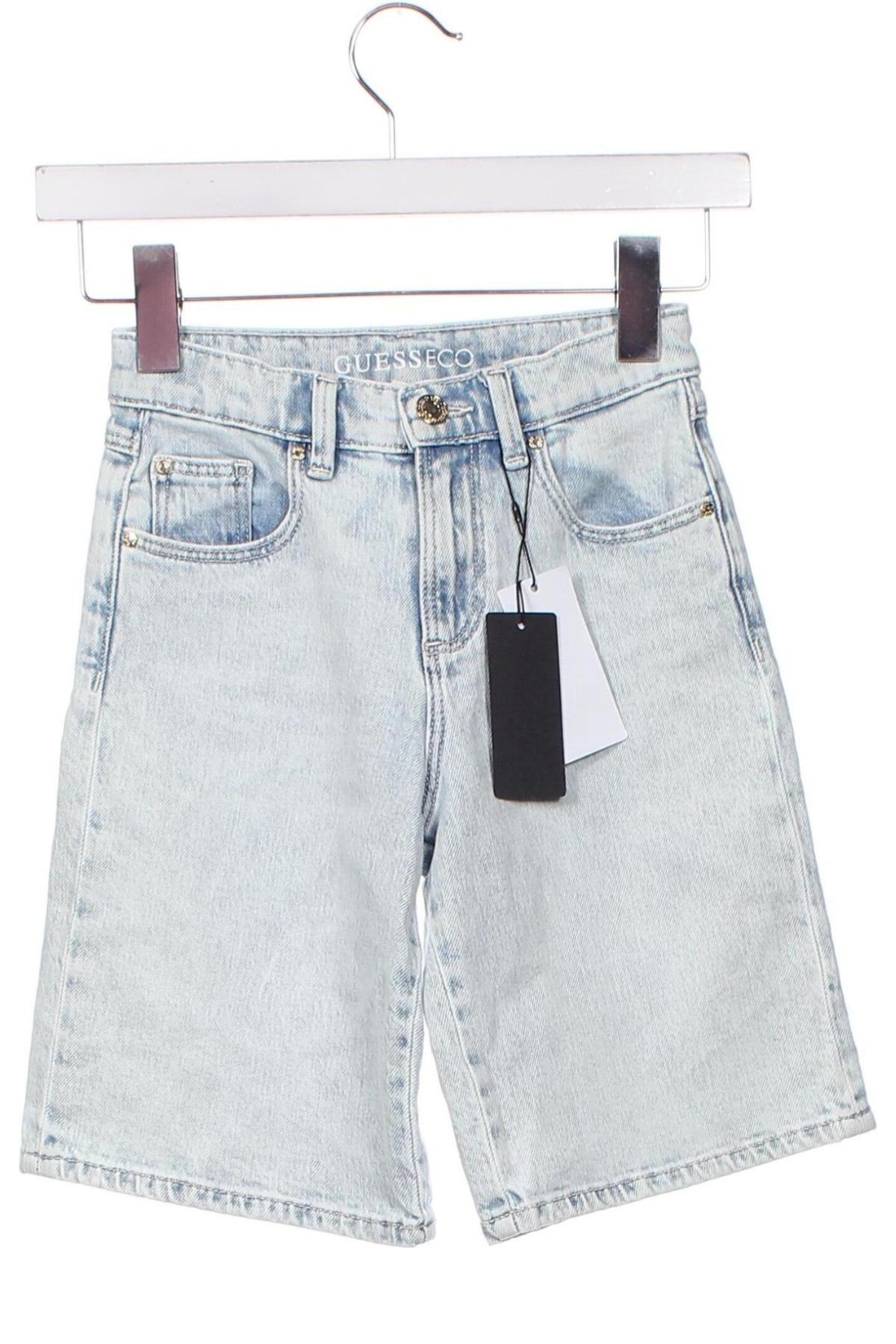Pantaloni scurți pentru copii Guess, Mărime 8-9y/ 134-140 cm, Culoare Albastru, Preț 165,79 Lei