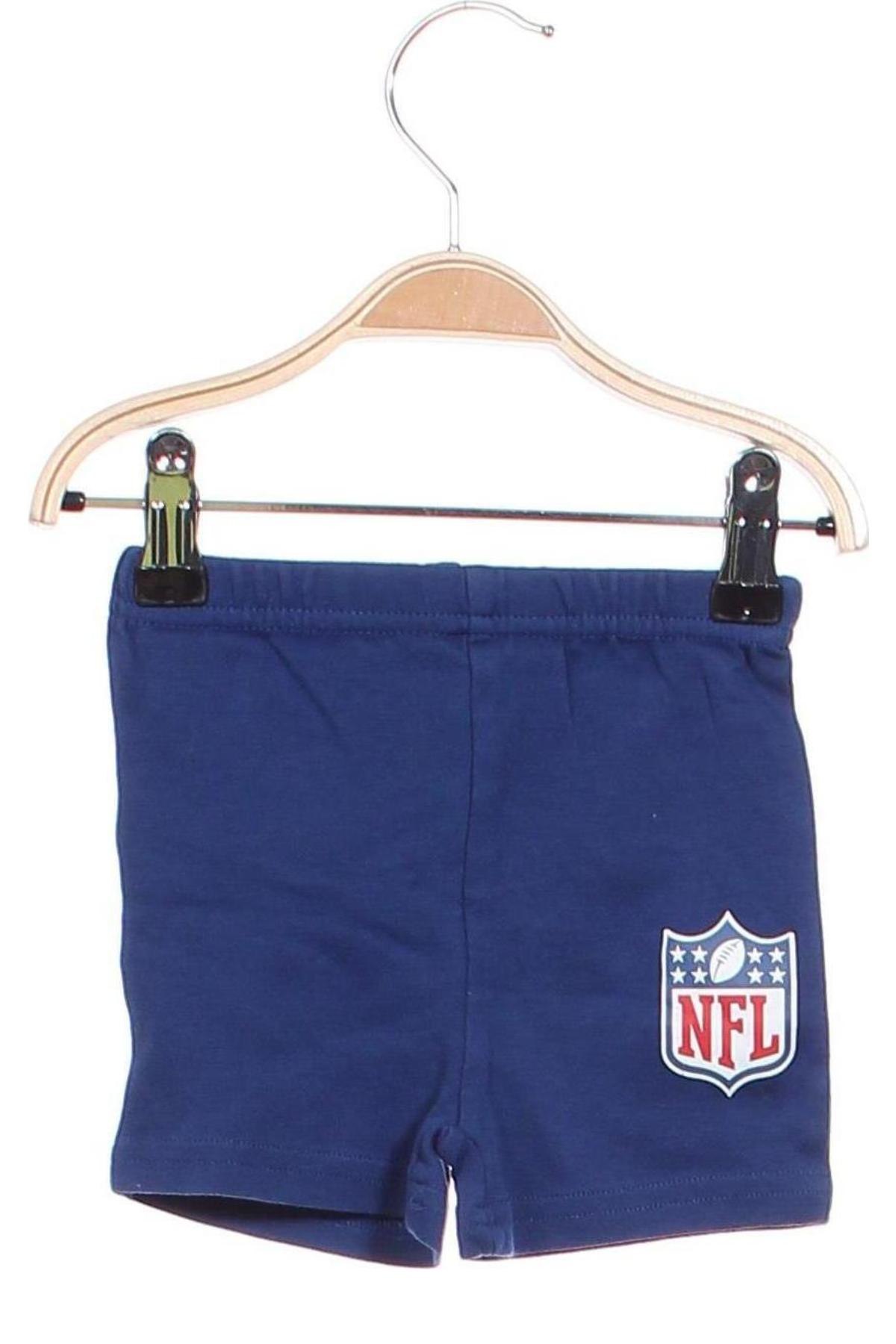Παιδικό κοντό παντελόνι NFL, Μέγεθος 6-9m/ 68-74 εκ., Χρώμα Μπλέ, Τιμή 5,28 €