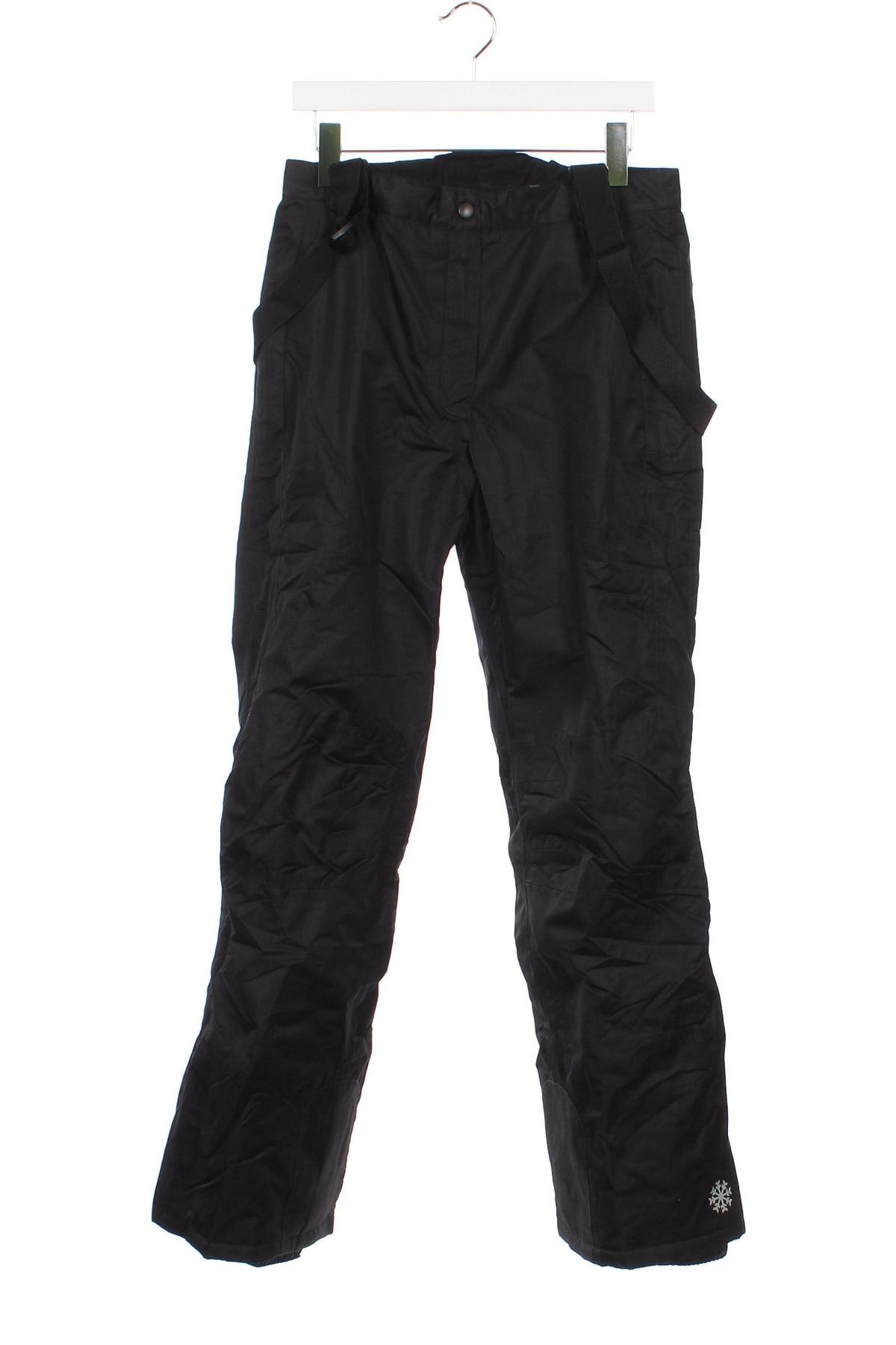 Детски панталон за зимни спортове Crivit, Размер 12-13y/ 158-164 см, Цвят Черен, Цена 10,50 лв.