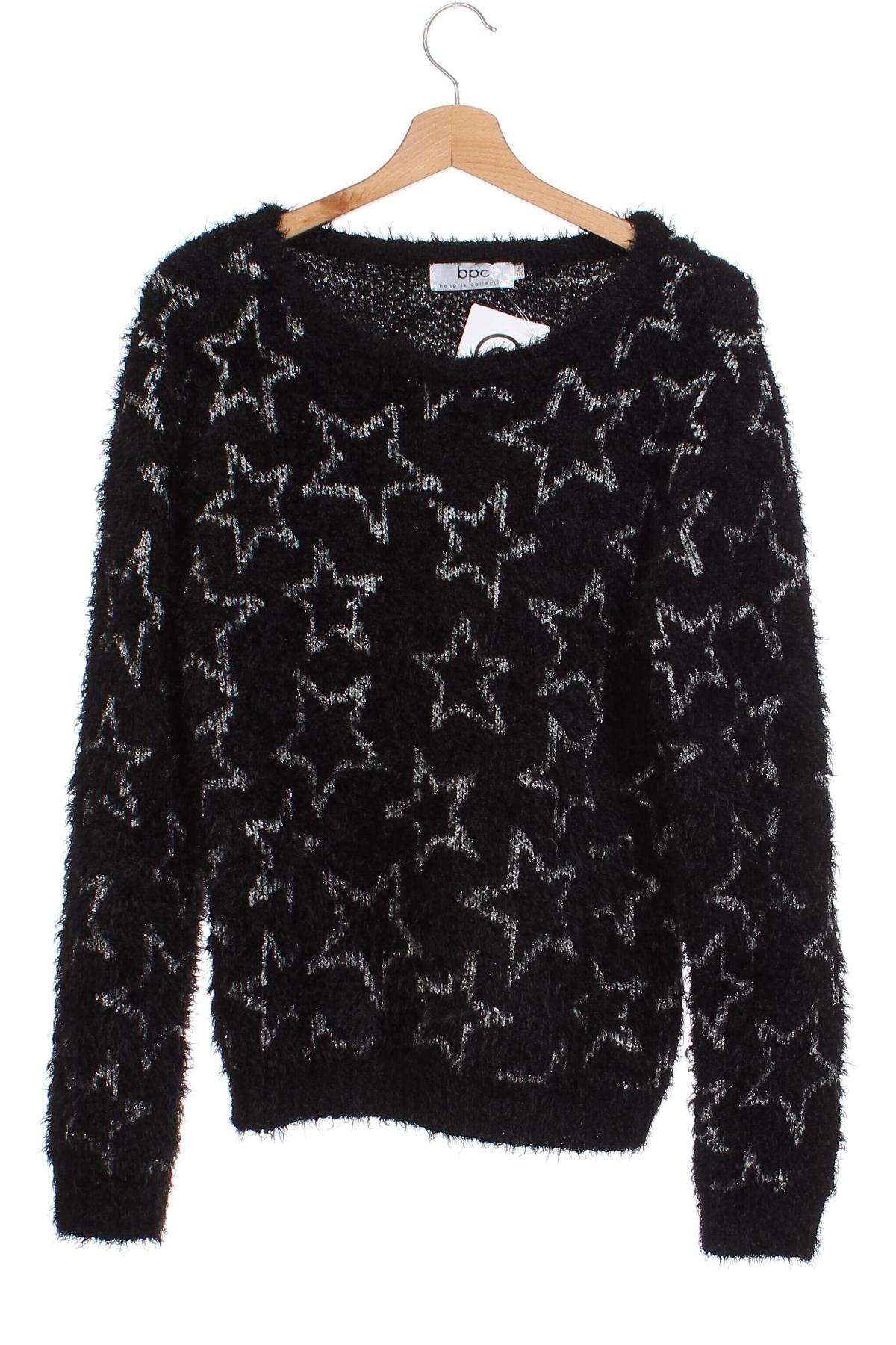 Детски пуловер Bpc Bonprix Collection, Размер 13-14y/ 164-168 см, Цвят Черен, Цена 13,09 лв.