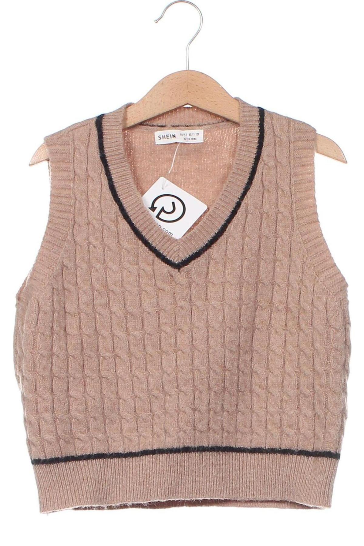 Παιδικό πουλόβερ SHEIN, Μέγεθος 11-12y/ 152-158 εκ., Χρώμα Καφέ, Τιμή 1,68 €
