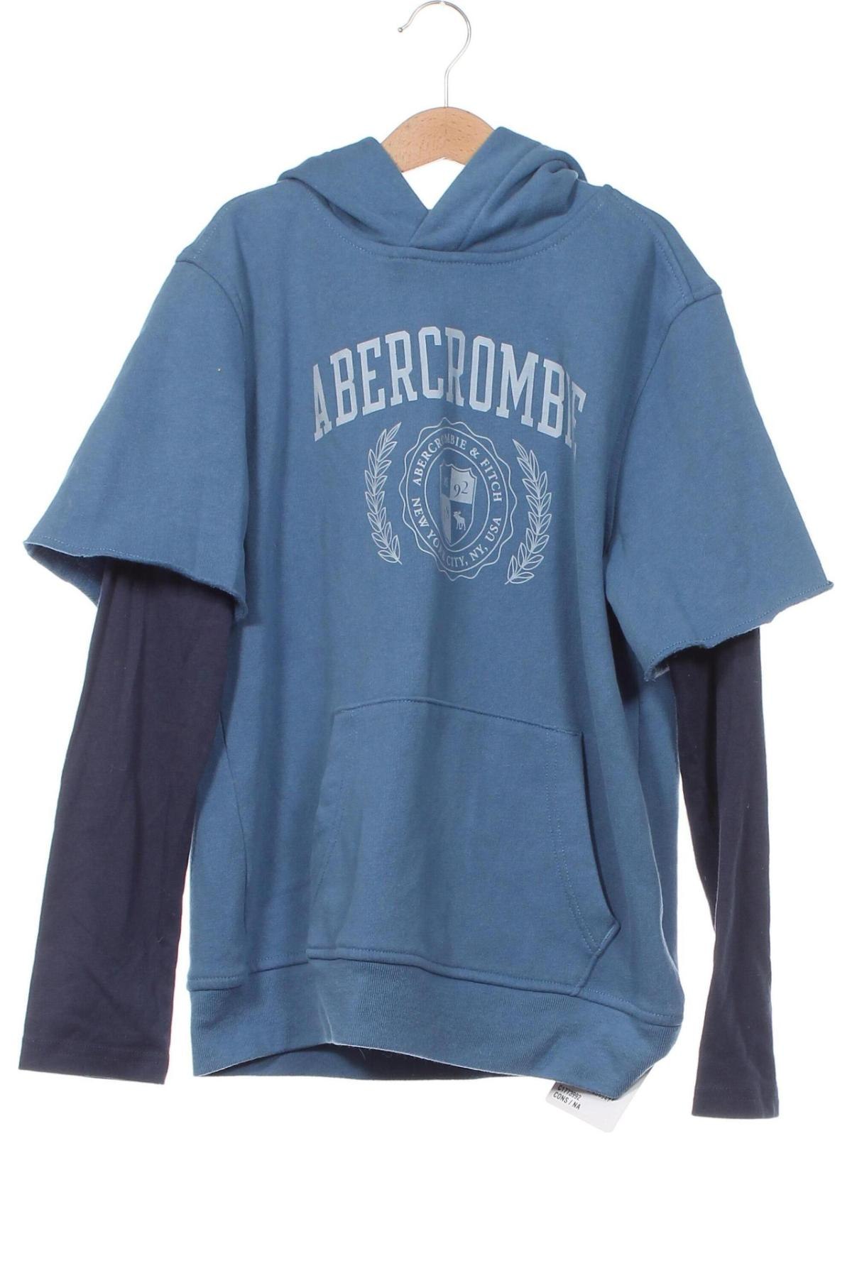 Детски суичър Abercrombie Kids, Размер 11-12y/ 152-158 см, Цвят Син, Цена 39,14 лв.