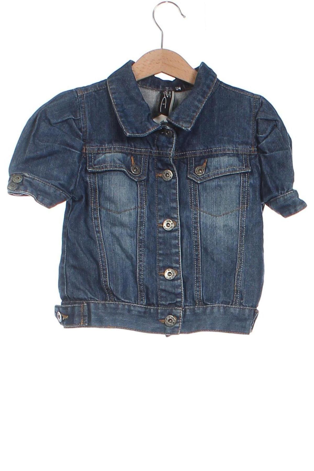 Kinder Jeansjacke, Größe 7-8y/ 128-134 cm, Farbe Blau, Preis € 7,26