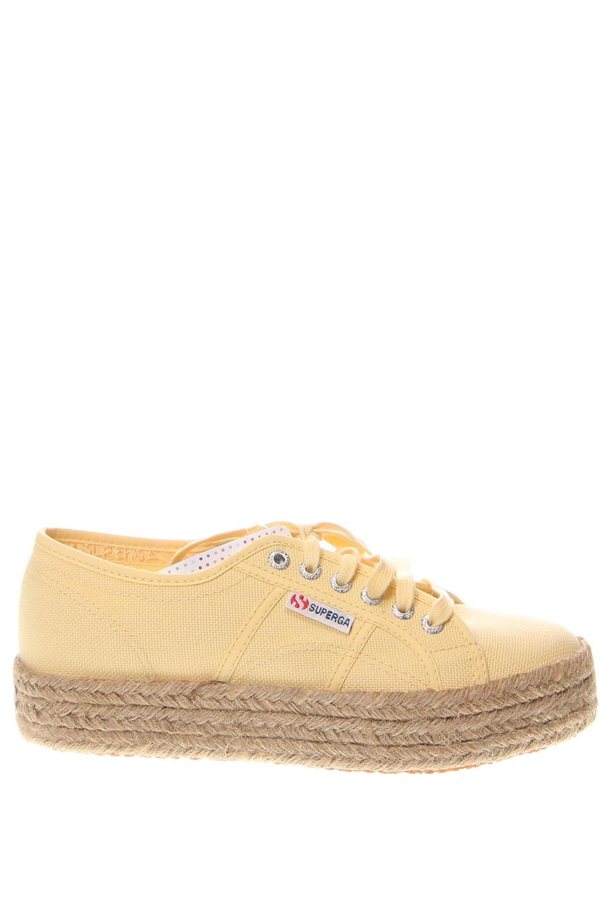 Espadrilles Superga, Größe 39, Farbe Gelb, Preis 14,99 €