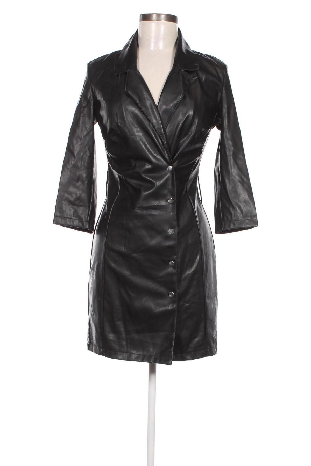 Δερμάτινη φούστα Bershka, Μέγεθος M, Χρώμα Μαύρο, Τιμή 17,94 €