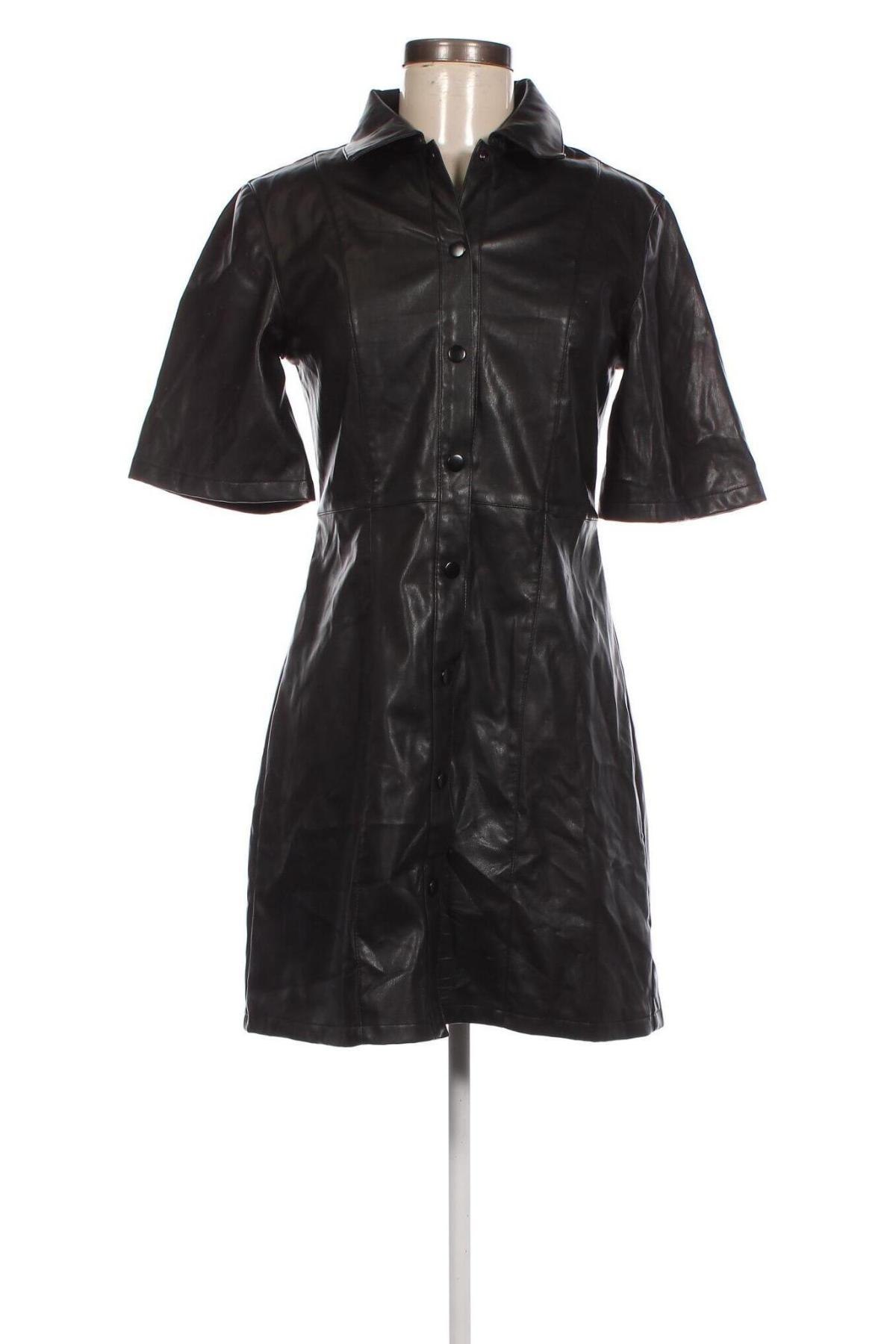Kožené šaty  Rut & Circle, Veľkosť M, Farba Čierna, Cena  4,63 €