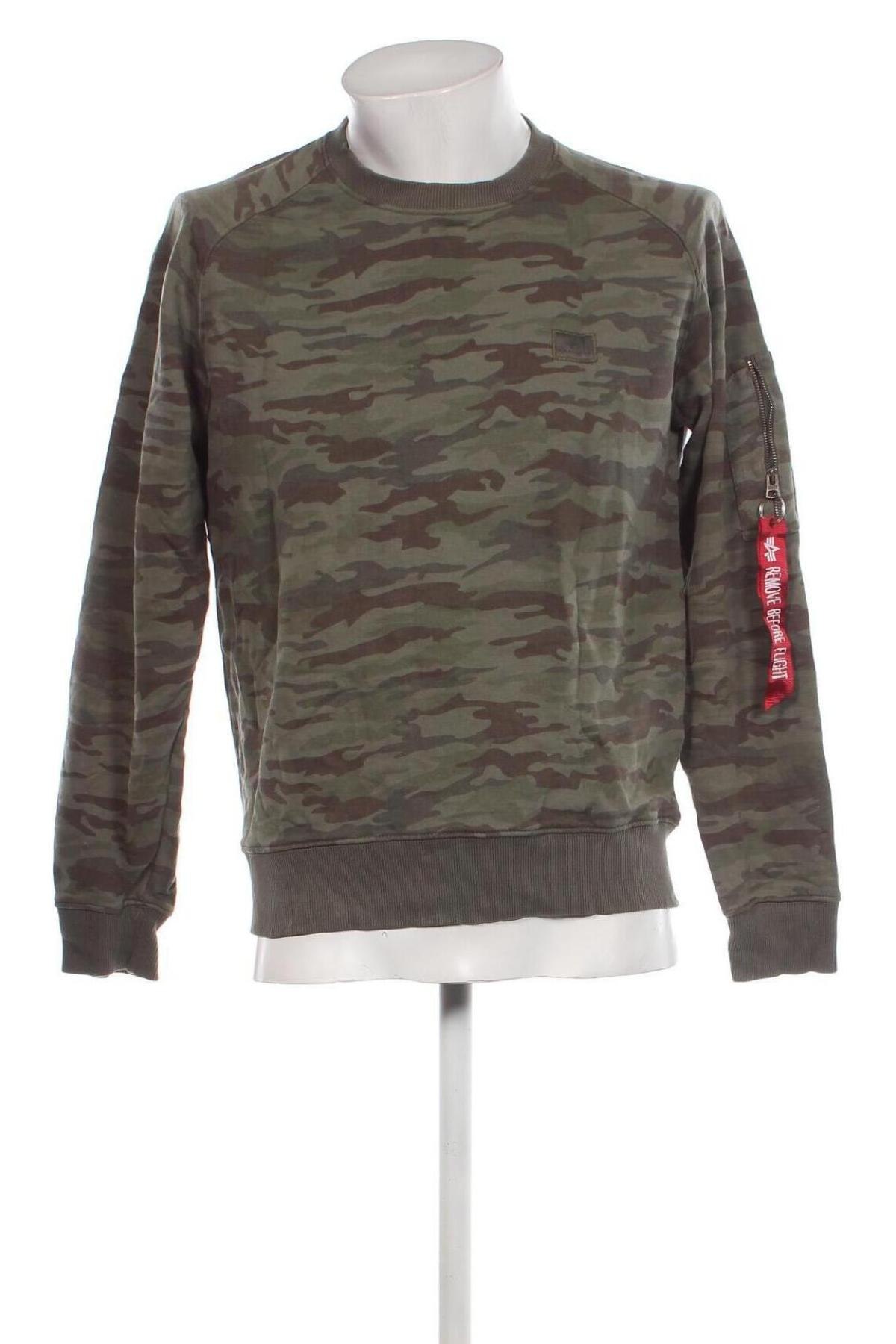 Męska bluzka Alpha Industries, Rozmiar L, Kolor Zielony, Cena 153,53 zł