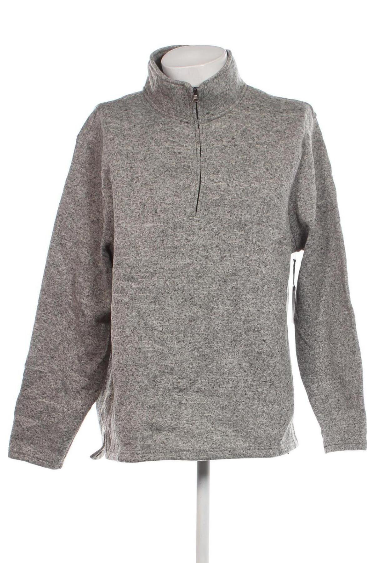 Ανδρική μπλούζα Beverly Hills Polo Club, Μέγεθος XL, Χρώμα Γκρί, Τιμή 12,66 €