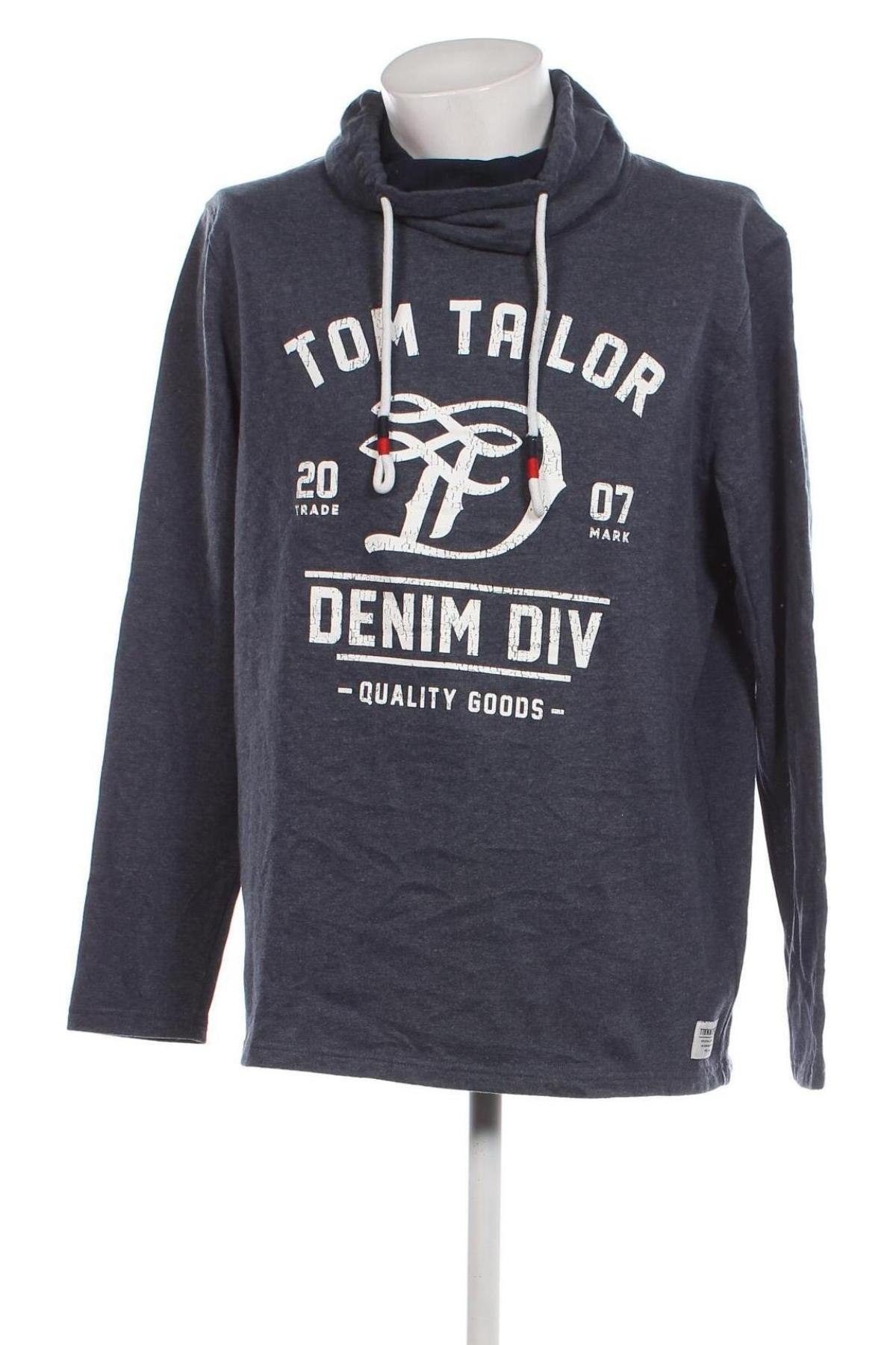 Ανδρική μπλούζα Tom Tailor, Μέγεθος XXL, Χρώμα Μπλέ, Τιμή 10,02 €
