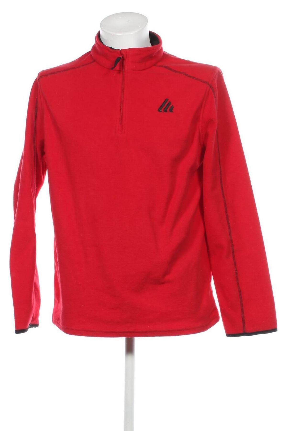 Herren Fleece Shirt Crivit, Größe L, Farbe Rot, Preis 16,01 €