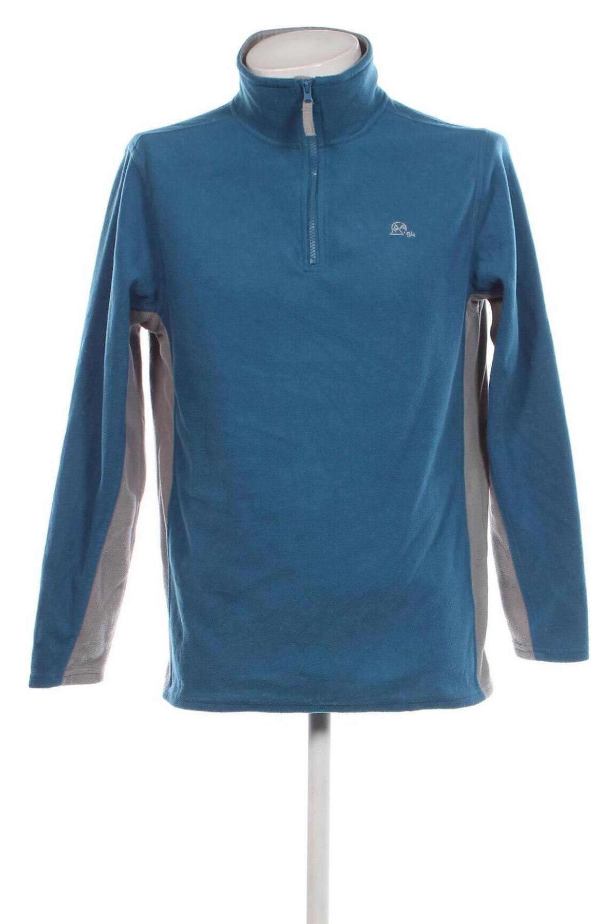 Ανδρική μπλούζα fleece Identic, Μέγεθος M, Χρώμα Μπλέ, Τιμή 5,17 €
