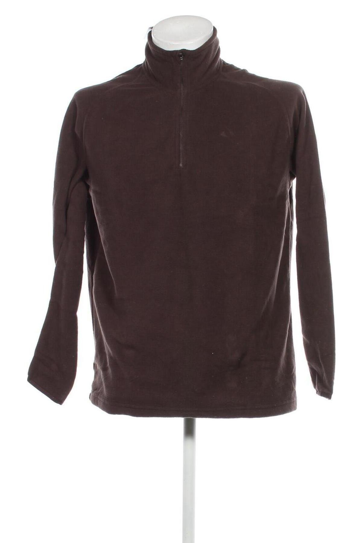 Мъжка поларена блуза Tex, Размер L, Цвят Кафяв, Цена 36,00 лв.