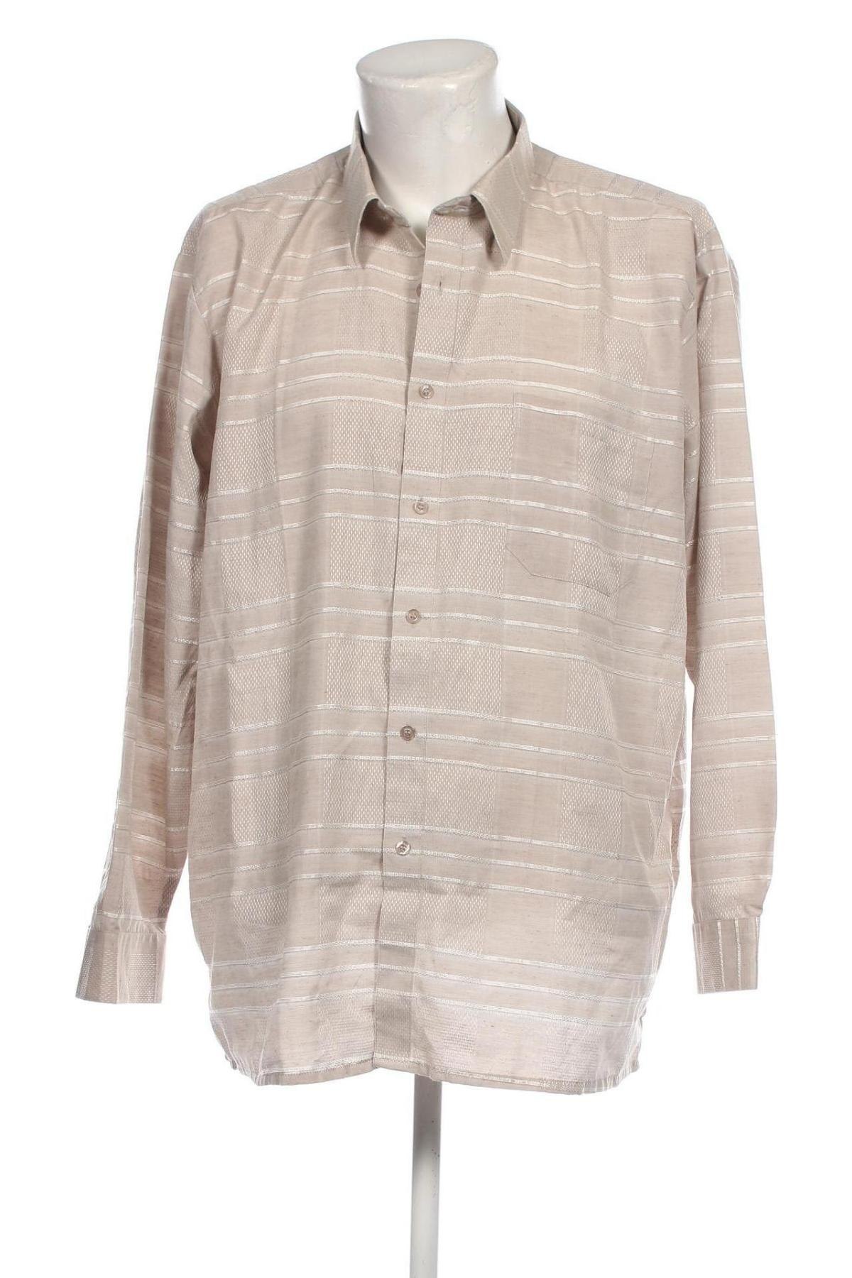 Ανδρικό πουκάμισο, Μέγεθος XXL, Χρώμα  Μπέζ, Τιμή 5,92 €