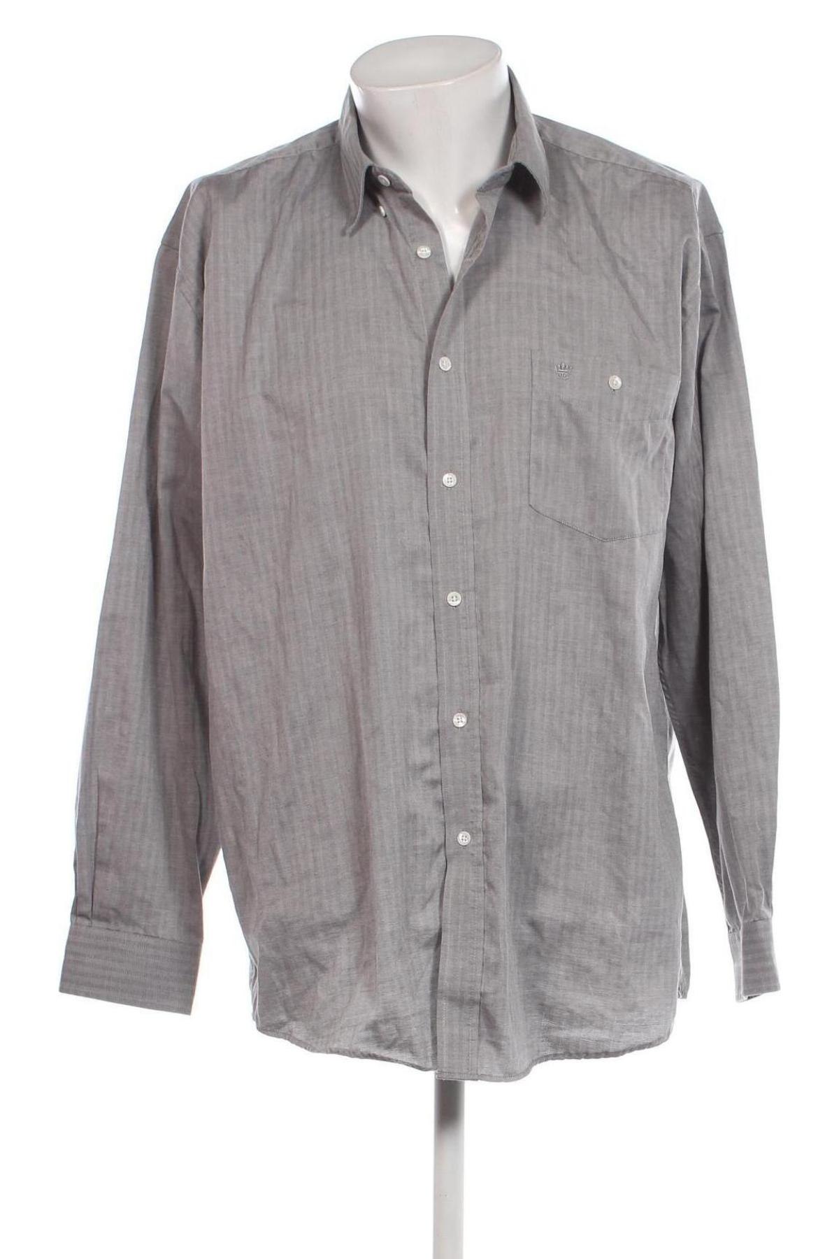 Мъжка риза, Размер XL, Цвят Сив, Цена 11,60 лв.