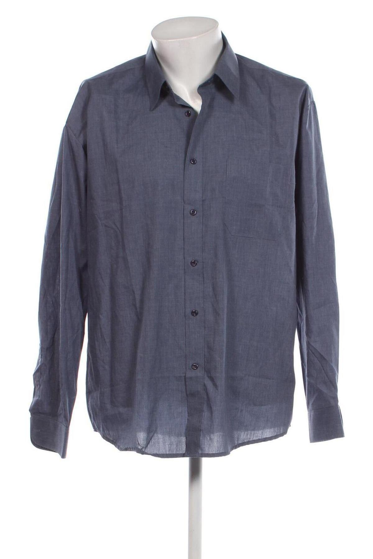 Ανδρικό πουκάμισο, Μέγεθος XL, Χρώμα Μπλέ, Τιμή 4,66 €