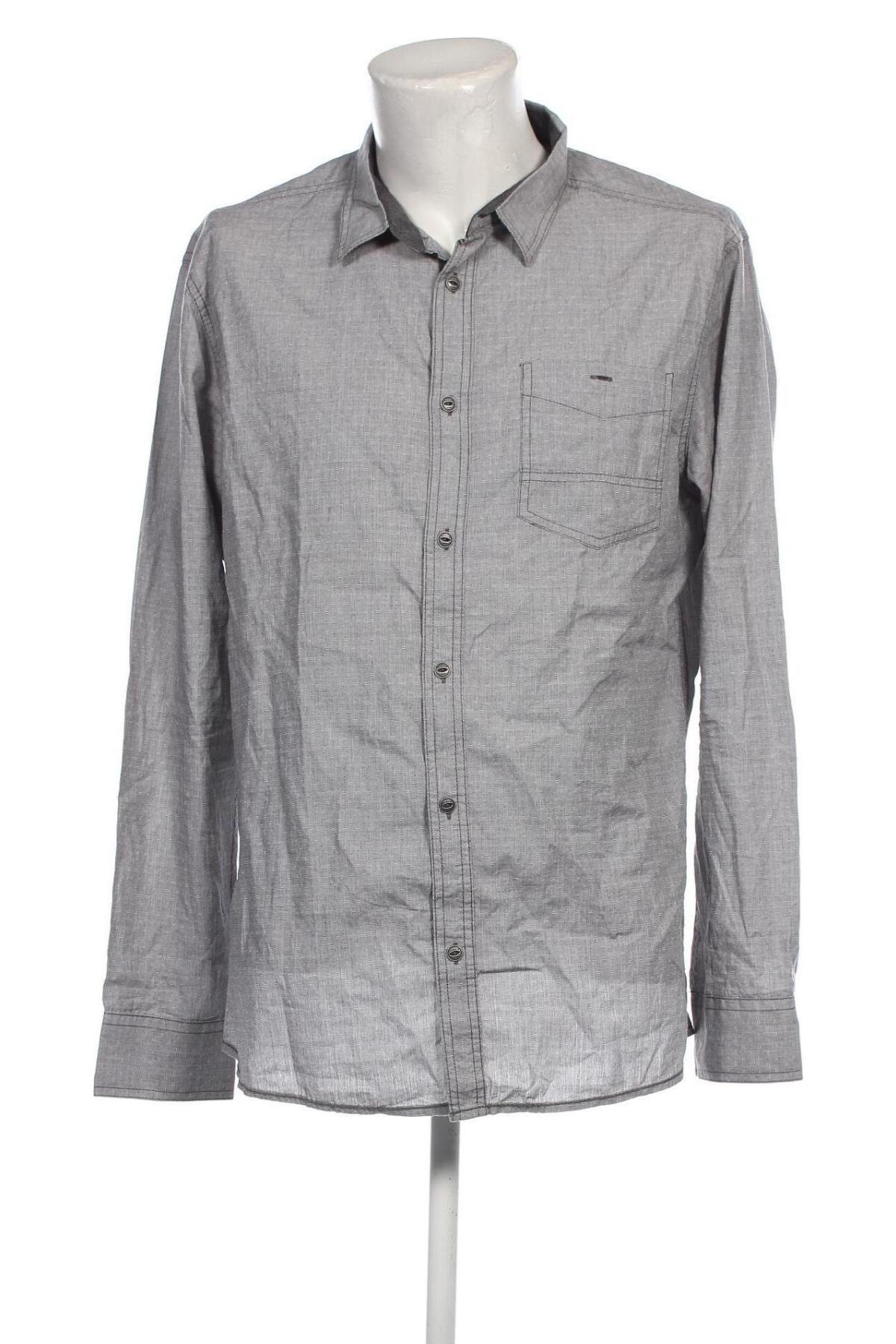 Herrenhemd, Größe XXL, Farbe Grau, Preis 6,66 €