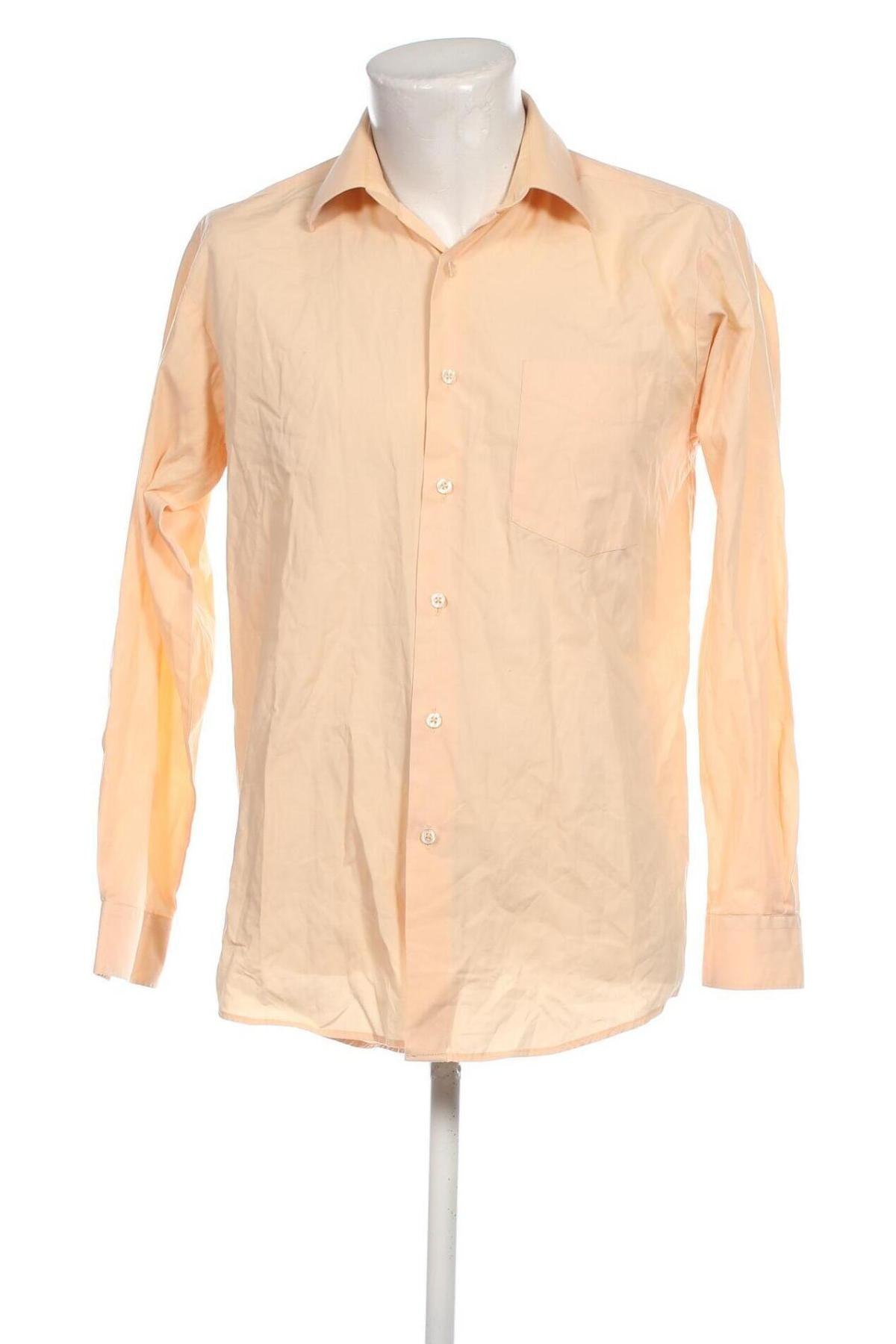 Ανδρικό πουκάμισο, Μέγεθος M, Χρώμα  Μπέζ, Τιμή 7,56 €