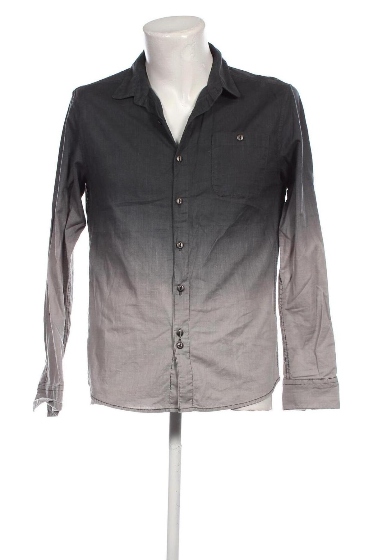 Ανδρικό πουκάμισο, Μέγεθος M, Χρώμα Γκρί, Τιμή 7,60 €