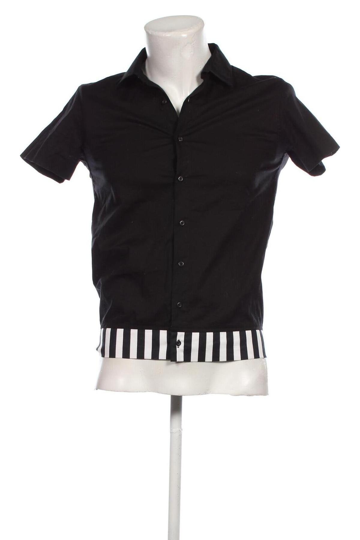 Ανδρικό πουκάμισο, Μέγεθος M, Χρώμα Μαύρο, Τιμή 10,10 €