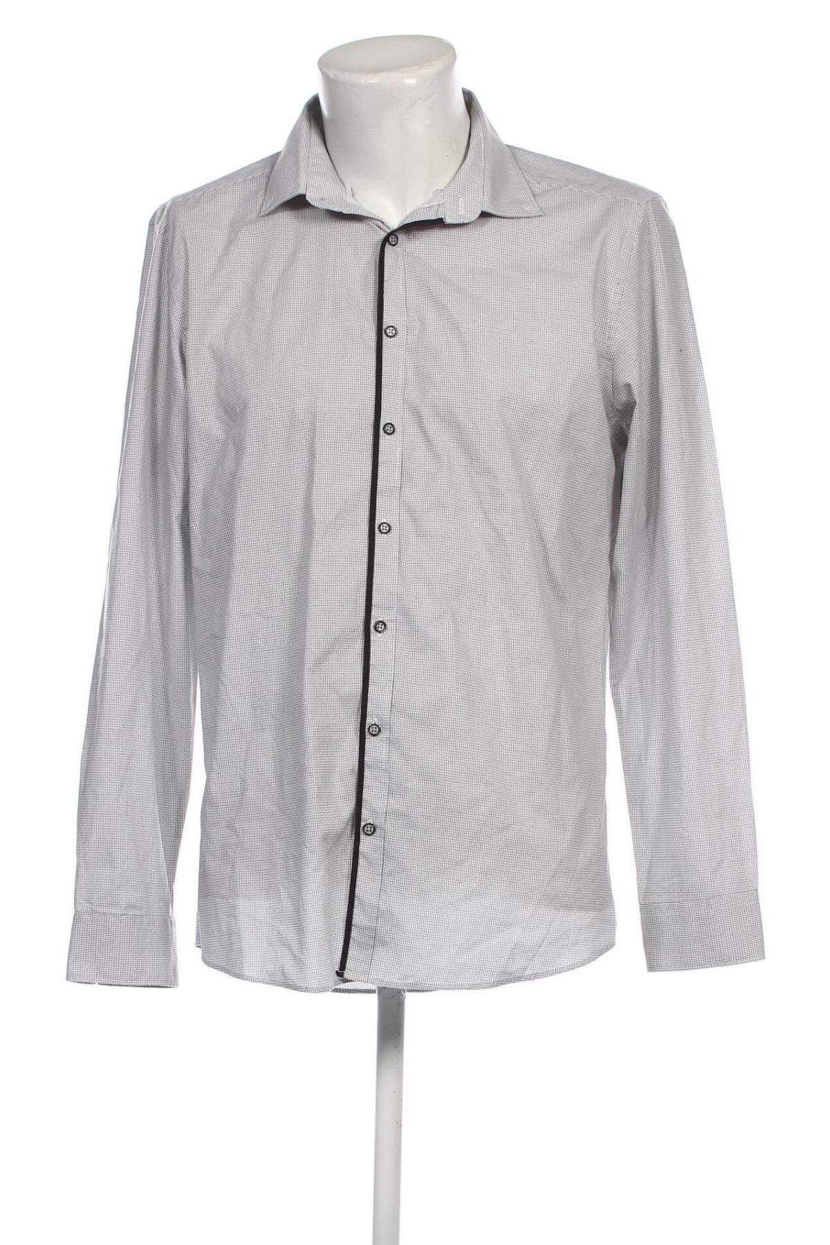 Herrenhemd Angelo Litrico, Größe L, Farbe Grau, Preis 6,66 €
