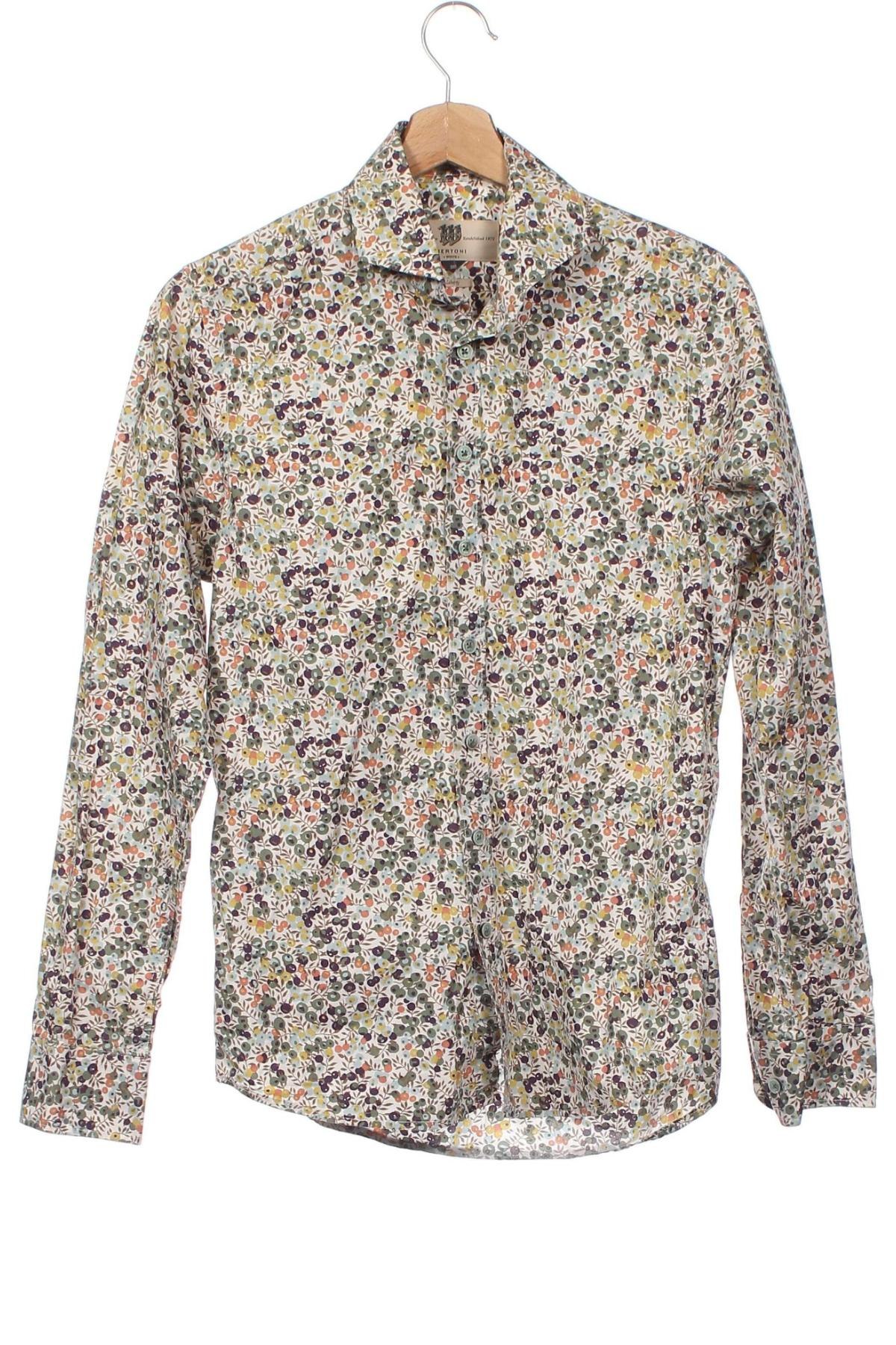 Ανδρικό πουκάμισο Bertoni, Μέγεθος XS, Χρώμα Πολύχρωμο, Τιμή 15,31 €