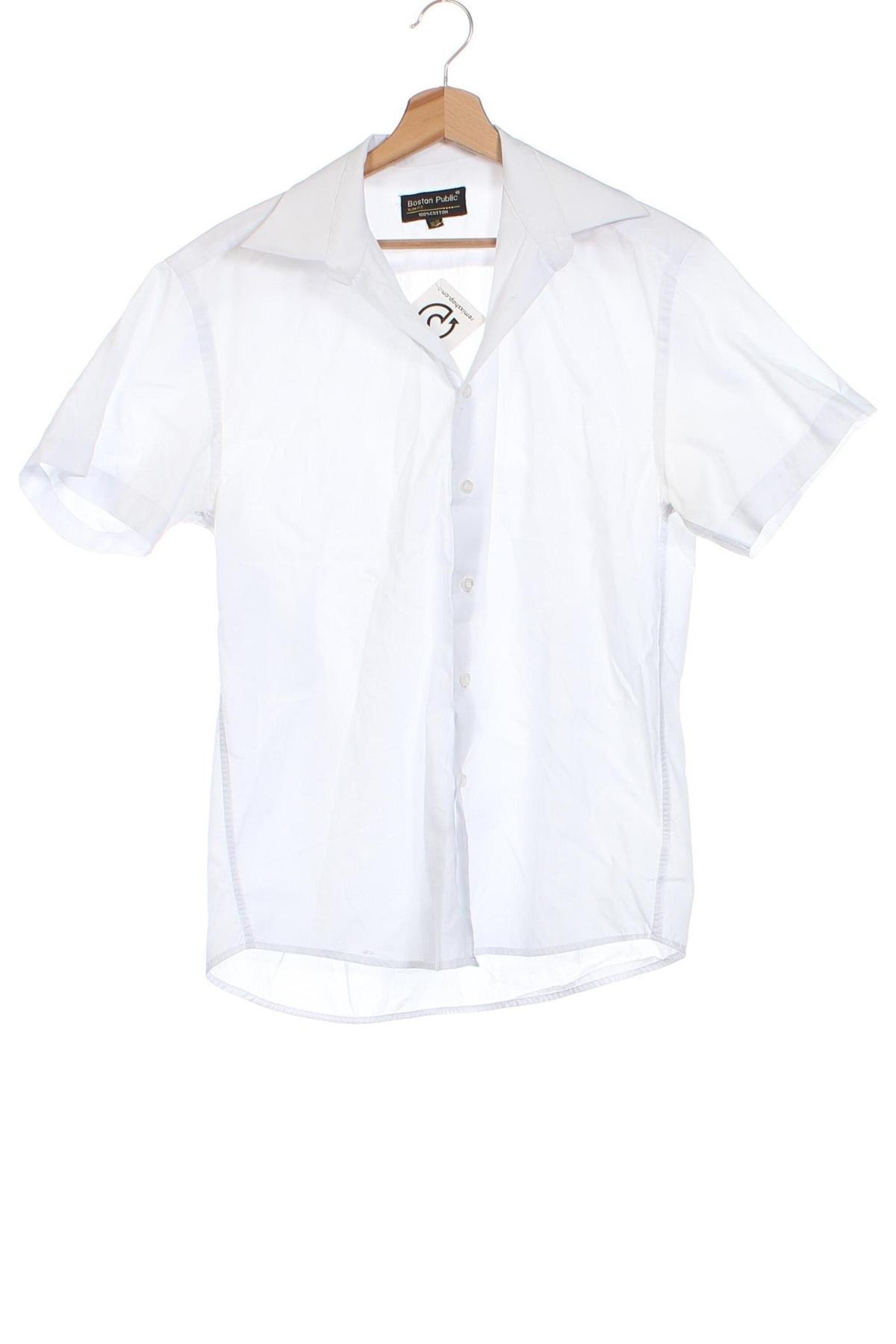 Мъжка риза Boston, Размер S, Цвят Бял, Цена 17,49 лв.