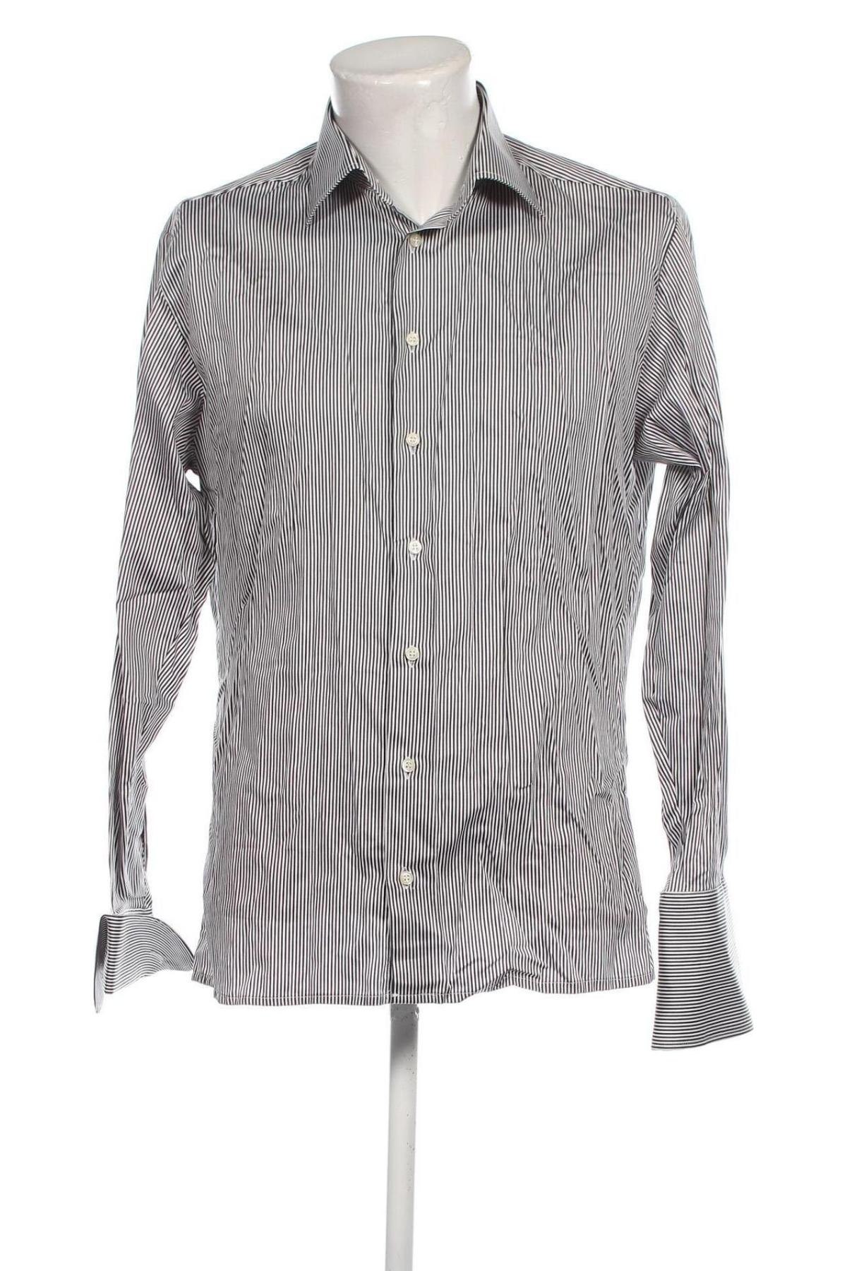 Herrenhemd Bosweel, Größe L, Farbe Grau, Preis 8,35 €
