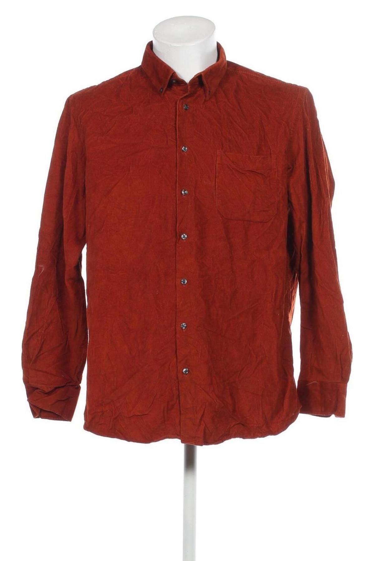 Ανδρικό πουκάμισο Canda, Μέγεθος XL, Χρώμα Καφέ, Τιμή 5,20 €