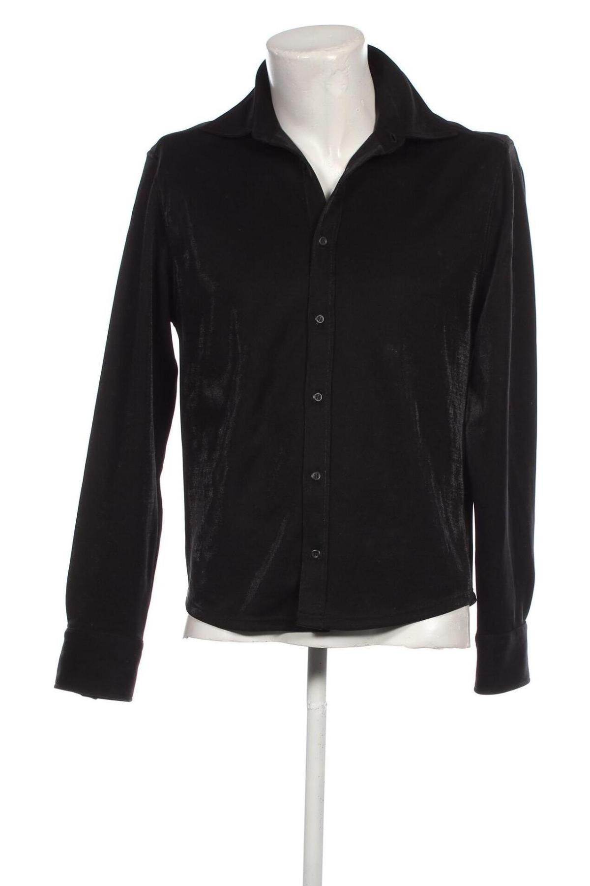 Мъжка риза Clockhouse, Размер L, Цвят Черен, Цена 6,96 лв.
