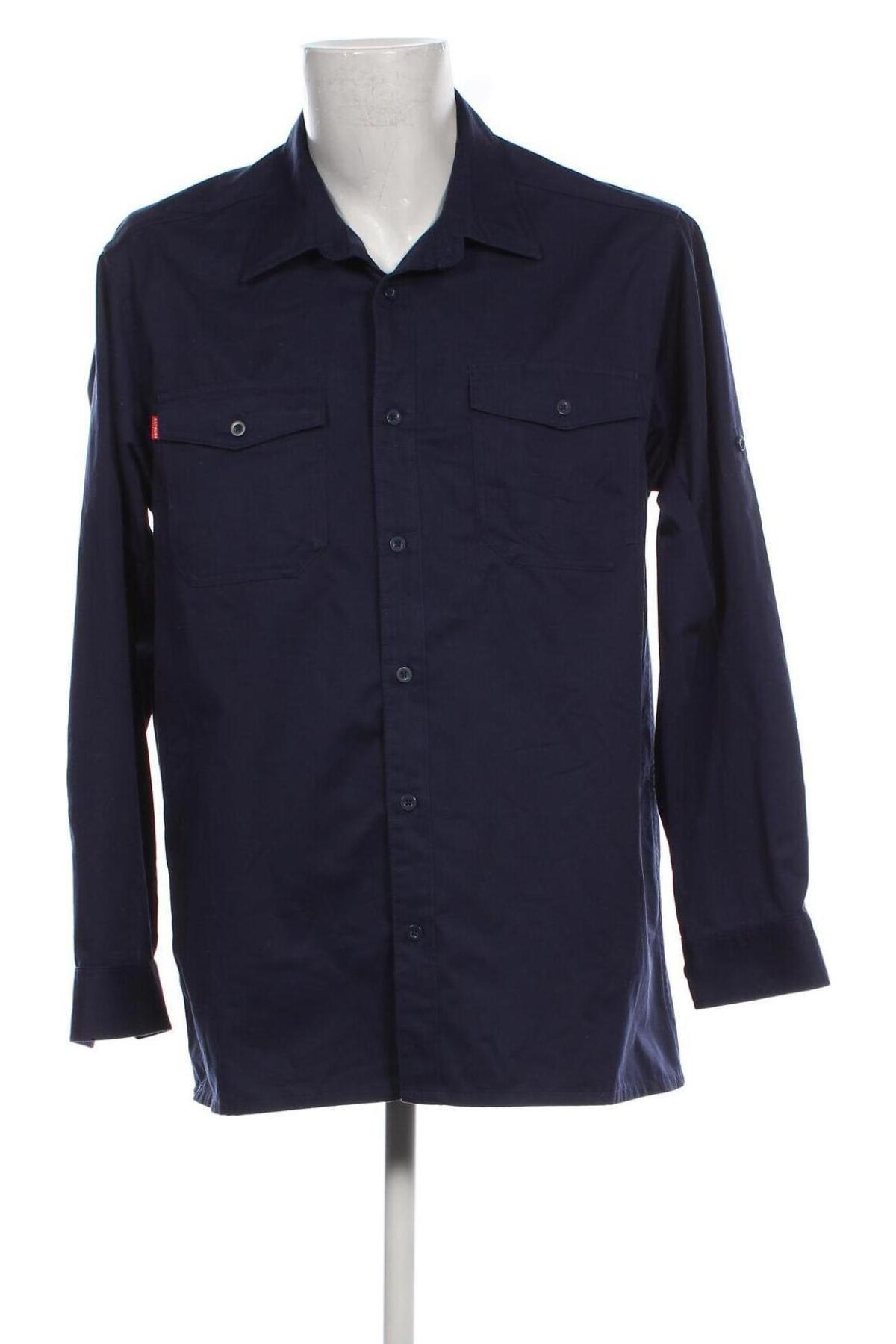 Ανδρικό πουκάμισο Engelbert Strauss, Μέγεθος XL, Χρώμα Μπλέ, Τιμή 21,03 €
