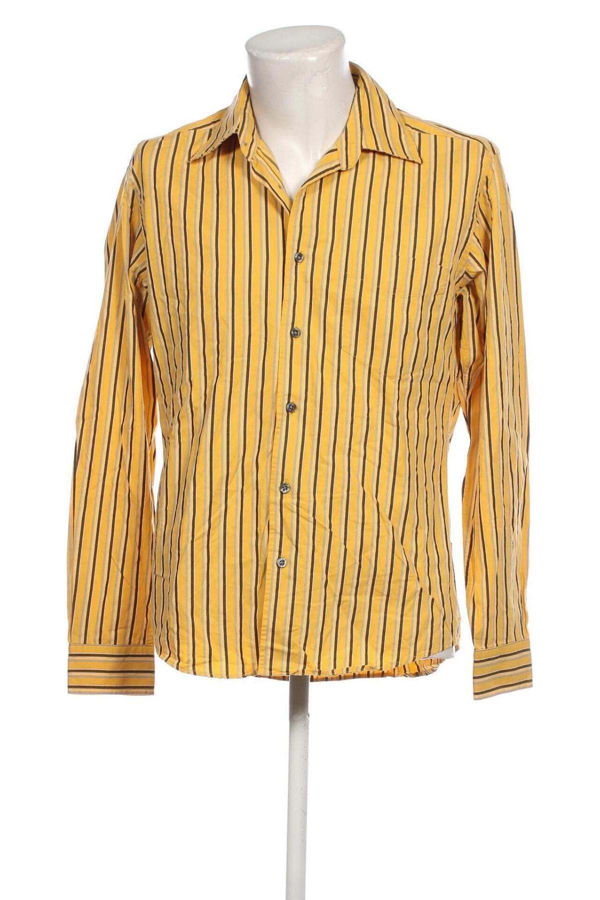 Ανδρικό πουκάμισο Esprit, Μέγεθος M, Χρώμα Κίτρινο, Τιμή 4,21 €