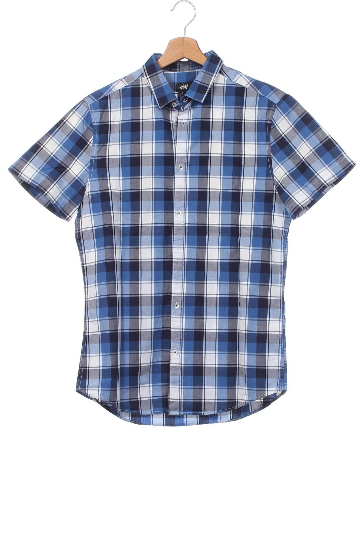 Ανδρικό πουκάμισο H&M, Μέγεθος S, Χρώμα Πολύχρωμο, Τιμή 7,53 €