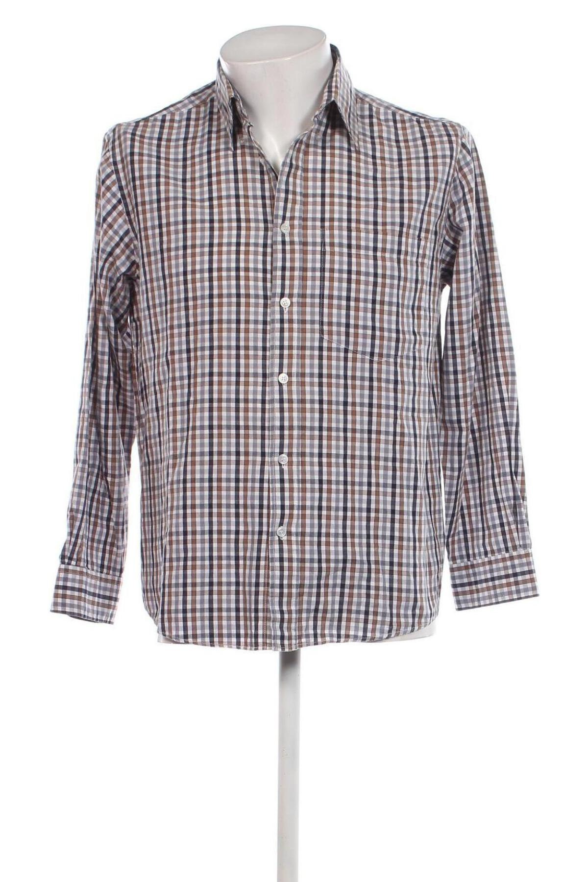 Ανδρικό πουκάμισο Jeanious, Μέγεθος M, Χρώμα Μπλέ, Τιμή 2,72 €
