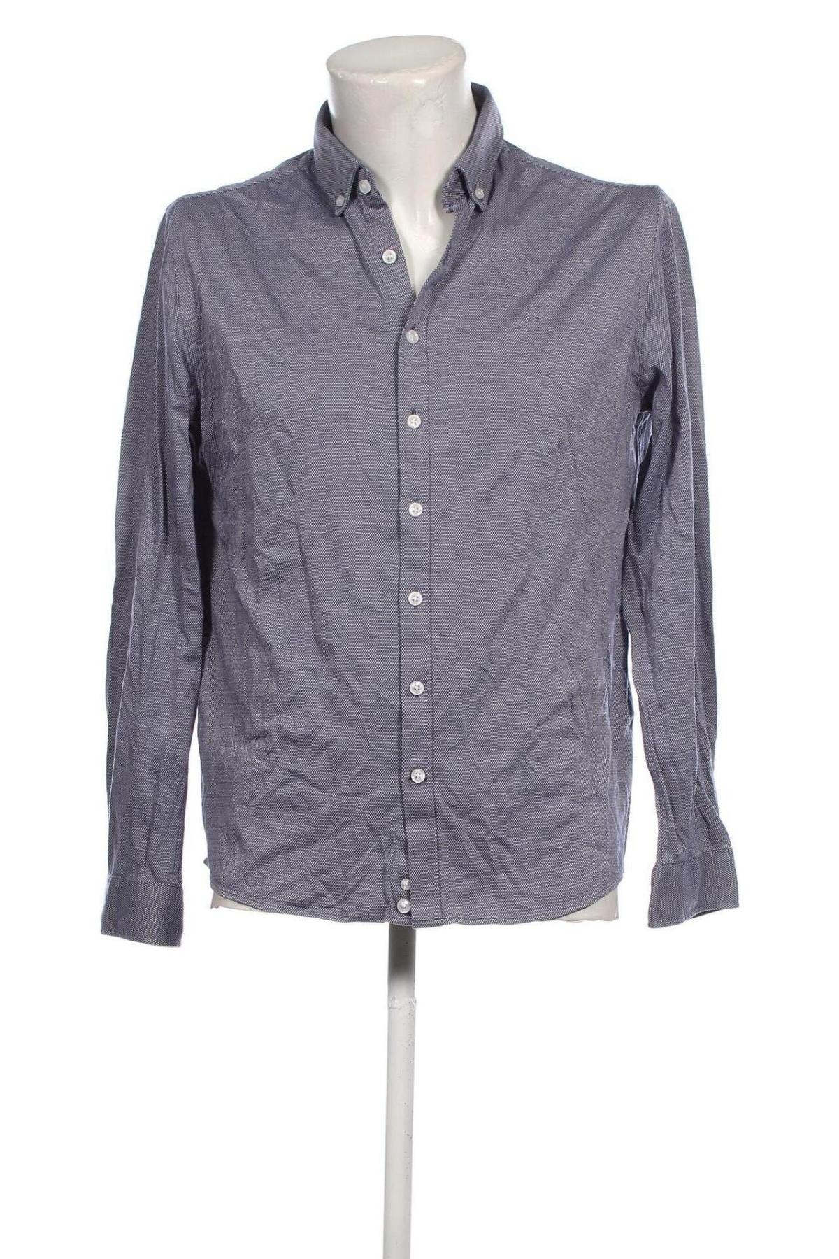 Ανδρικό πουκάμισο Lindbergh, Μέγεθος L, Χρώμα Μπλέ, Τιμή 28,92 €