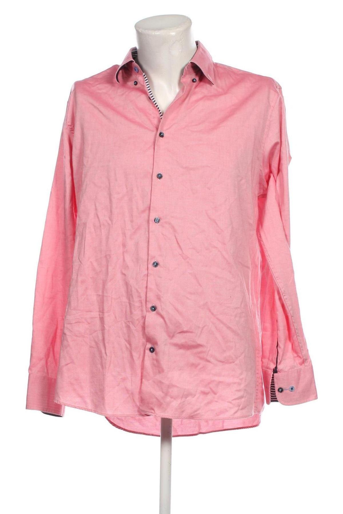 Pánská košile  Lindbergh, Velikost XL, Barva Růžová, Cena  640,00 Kč