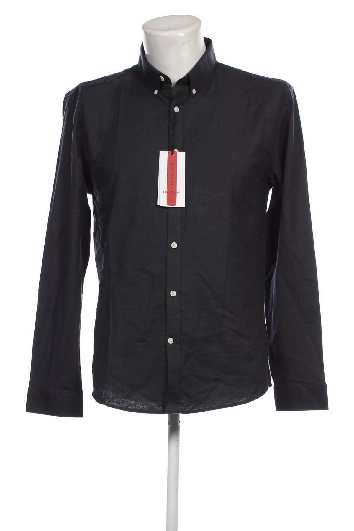 Ανδρικό πουκάμισο Lindbergh, Μέγεθος XL, Χρώμα Μπλέ, Τιμή 59,83 €