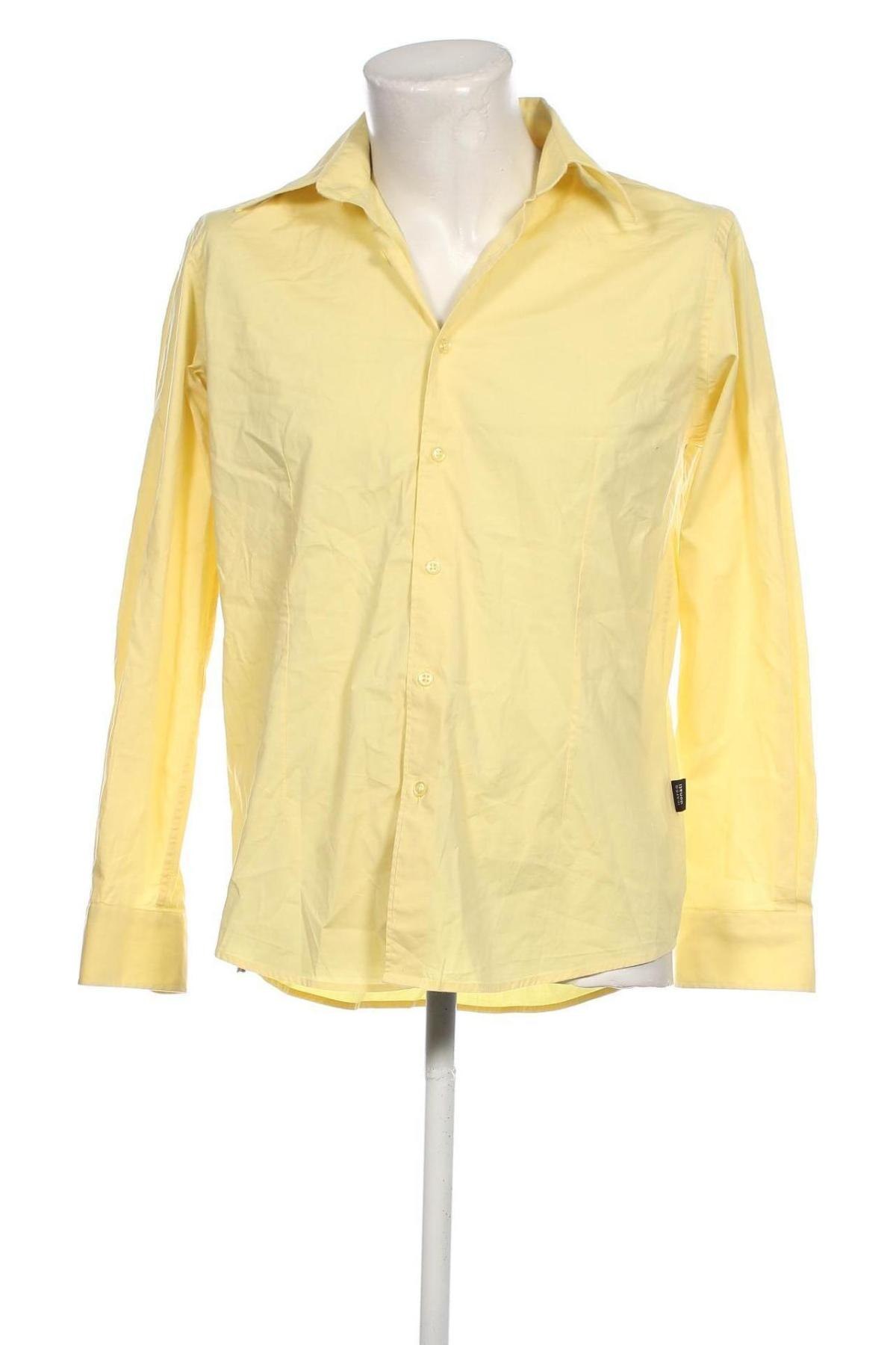 Herrenhemd Marco Donati, Größe L, Farbe Gelb, Preis € 8,99