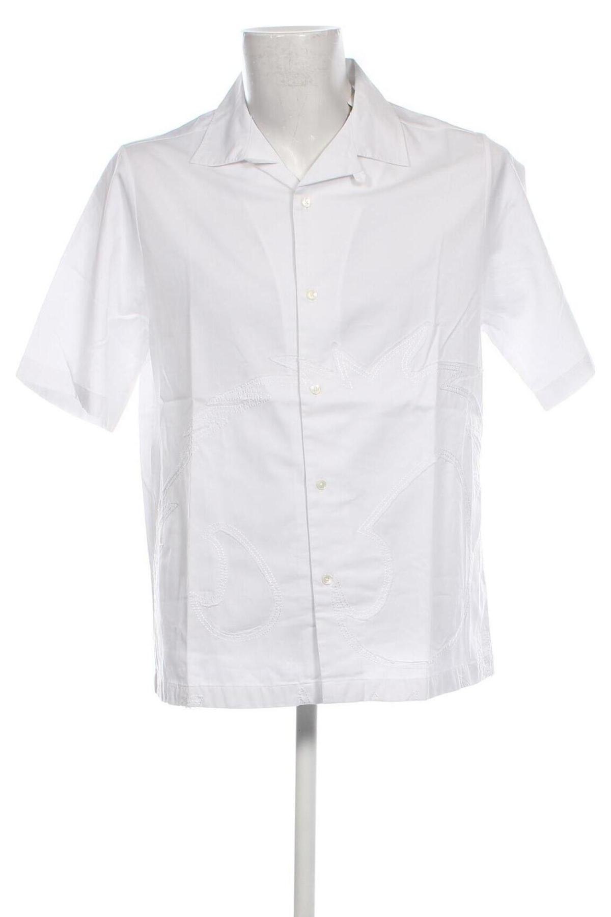 Męska koszula McQ Alexander McQueen, Rozmiar L, Kolor Biały, Cena 506,44 zł