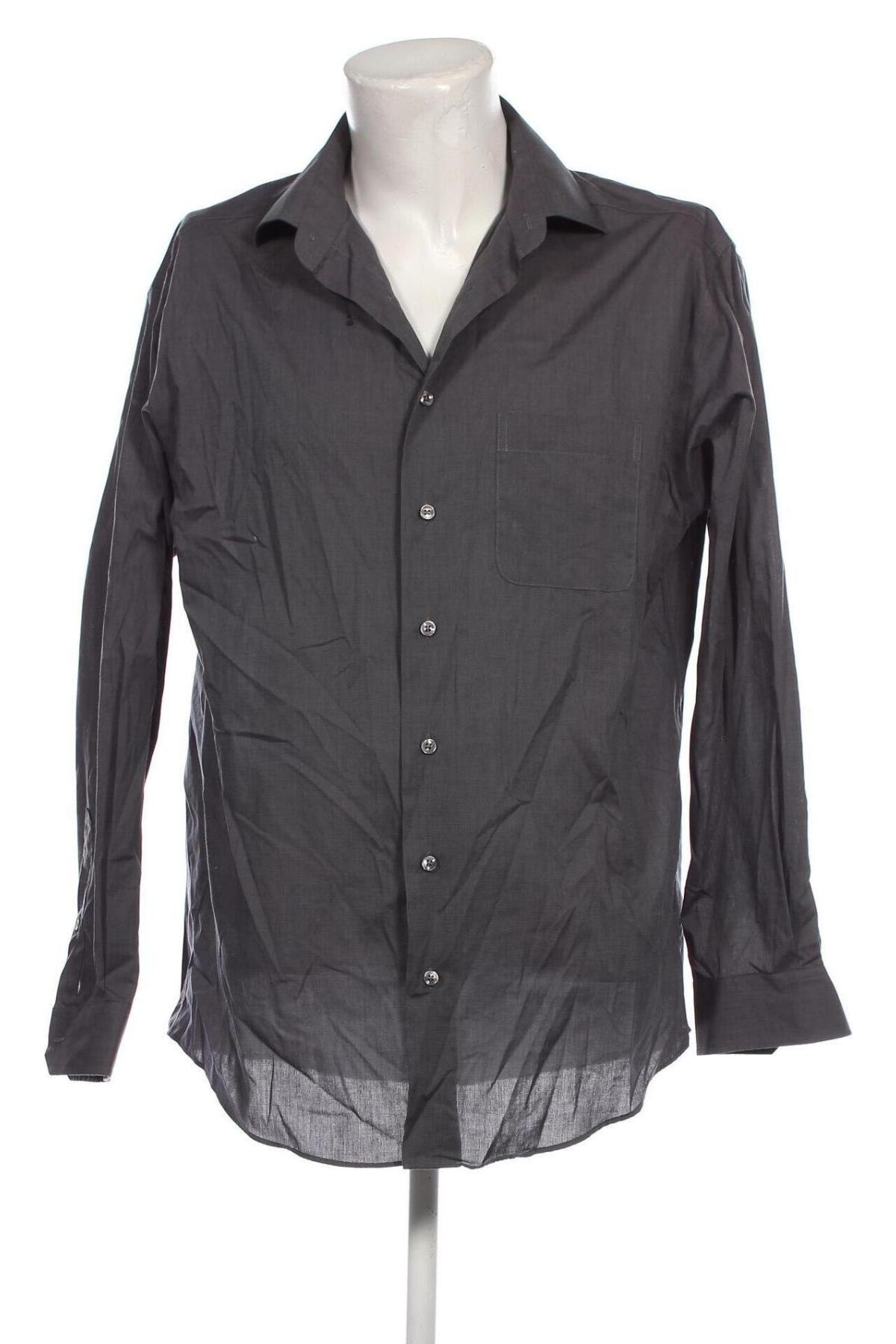 Ανδρικό πουκάμισο Morgan, Μέγεθος L, Χρώμα Γκρί, Τιμή 9,39 €