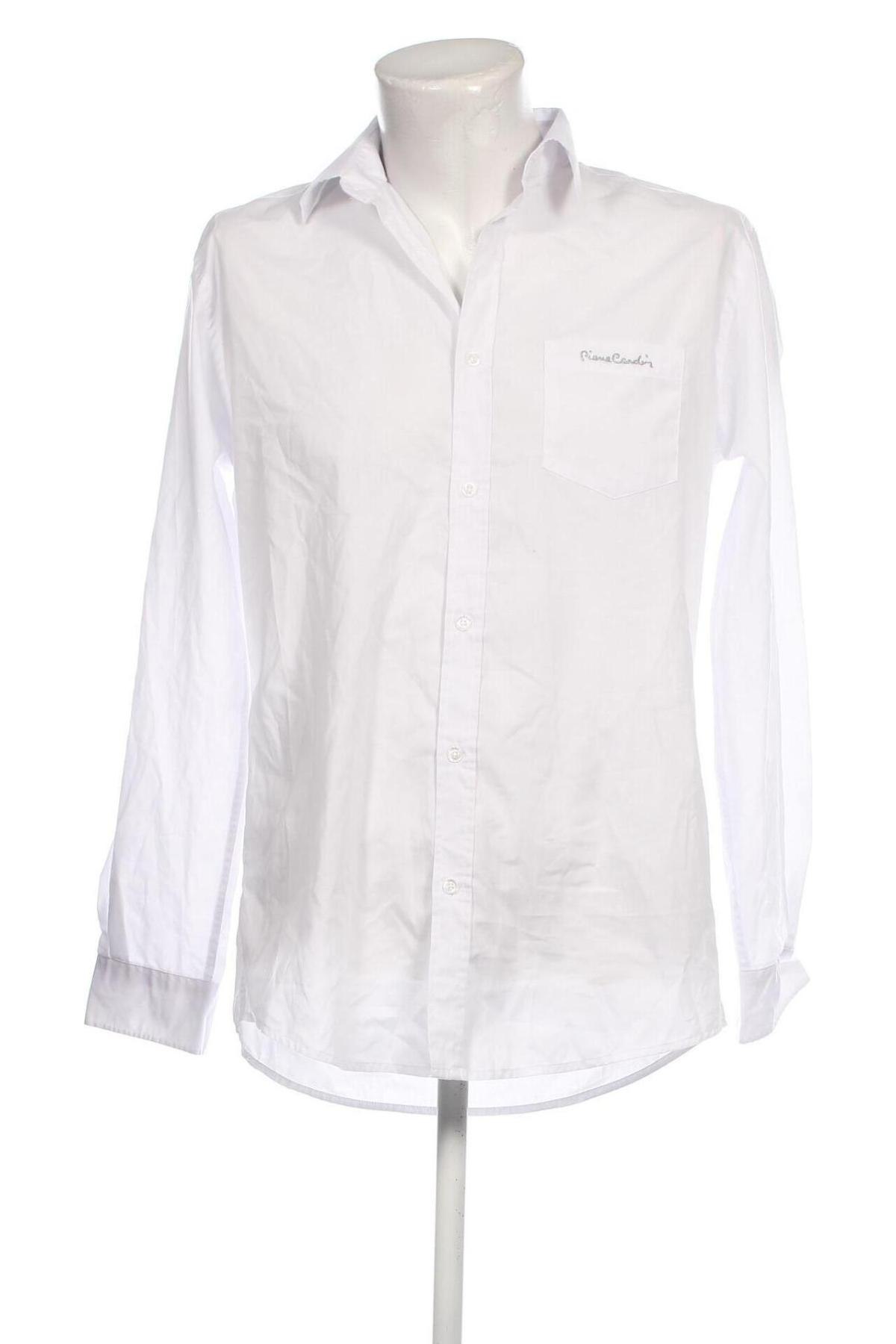 Ανδρικό πουκάμισο Pierre Cardin, Μέγεθος M, Χρώμα Λευκό, Τιμή 34,02 €