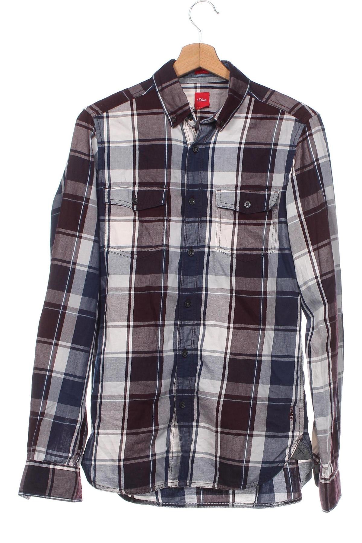 Ανδρικό πουκάμισο S.Oliver, Μέγεθος S, Χρώμα Πολύχρωμο, Τιμή 4,21 €