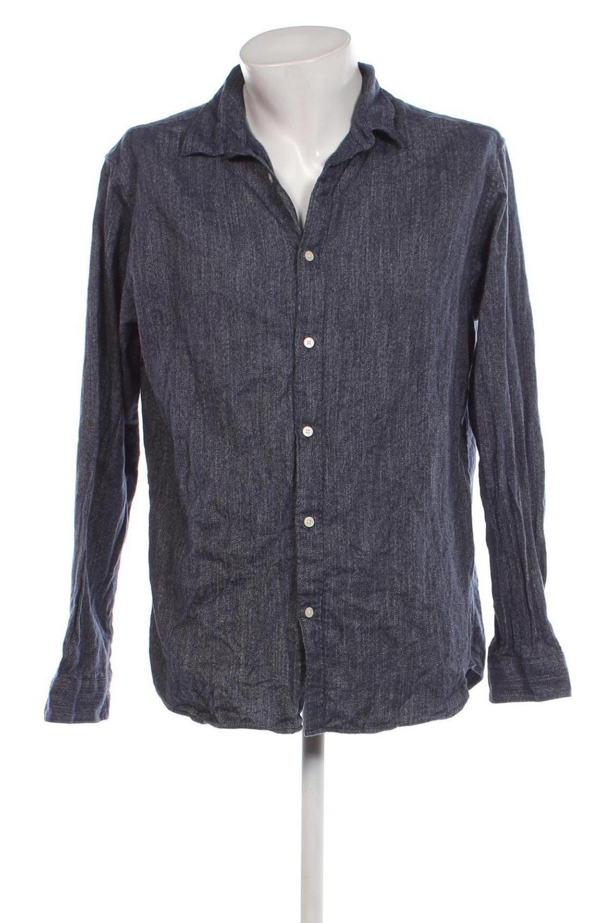 Ανδρικό πουκάμισο Selected Homme, Μέγεθος XL, Χρώμα Μπλέ, Τιμή 14,96 €