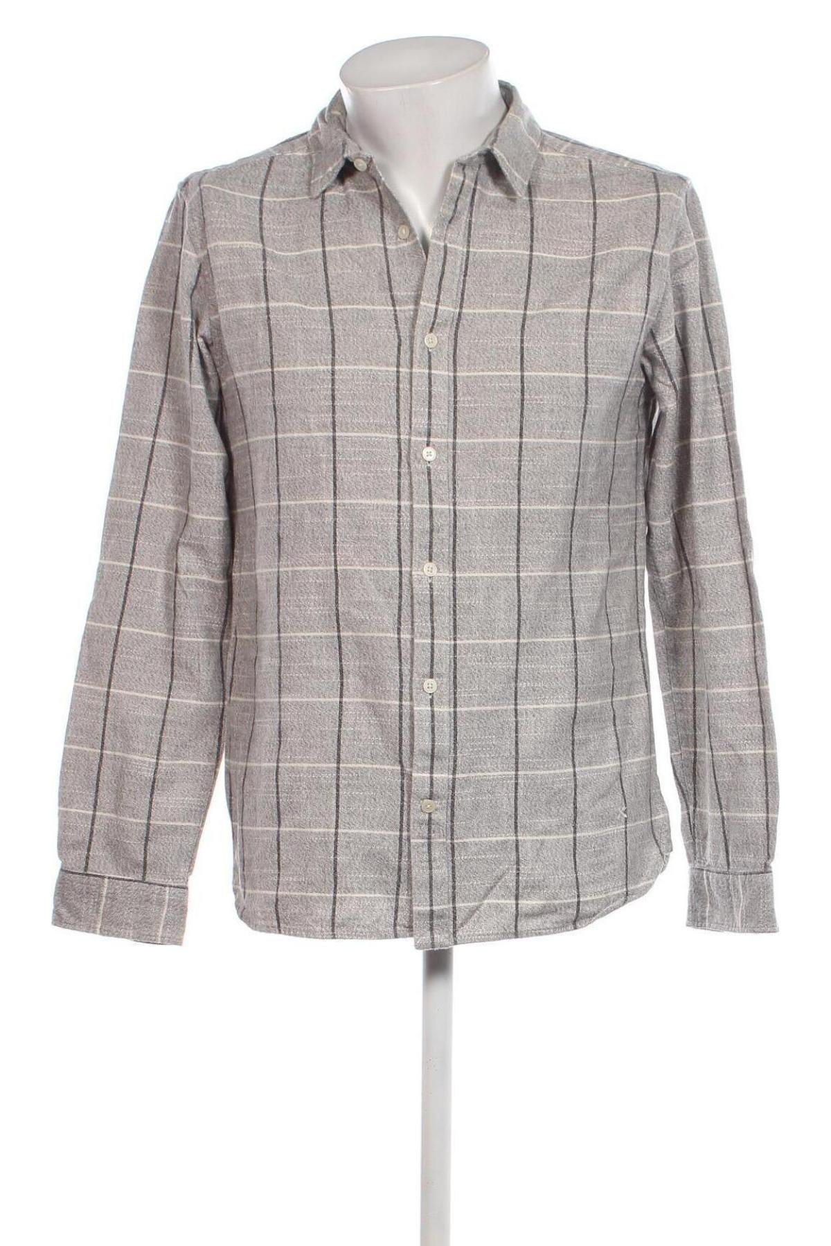 Ανδρικό πουκάμισο Selected Homme, Μέγεθος L, Χρώμα Γκρί, Τιμή 13,19 €