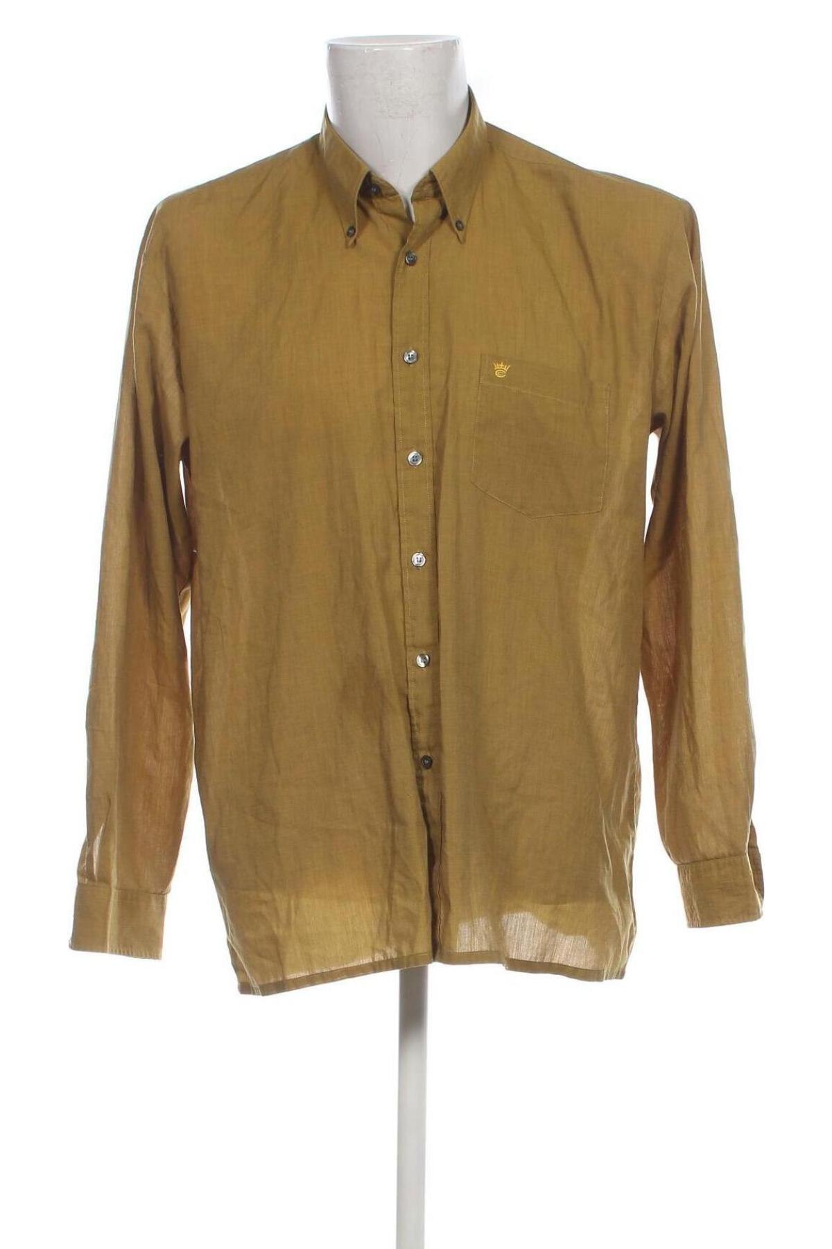 Ανδρικό πουκάμισο Smart, Μέγεθος L, Χρώμα Κίτρινο, Τιμή 7,12 €