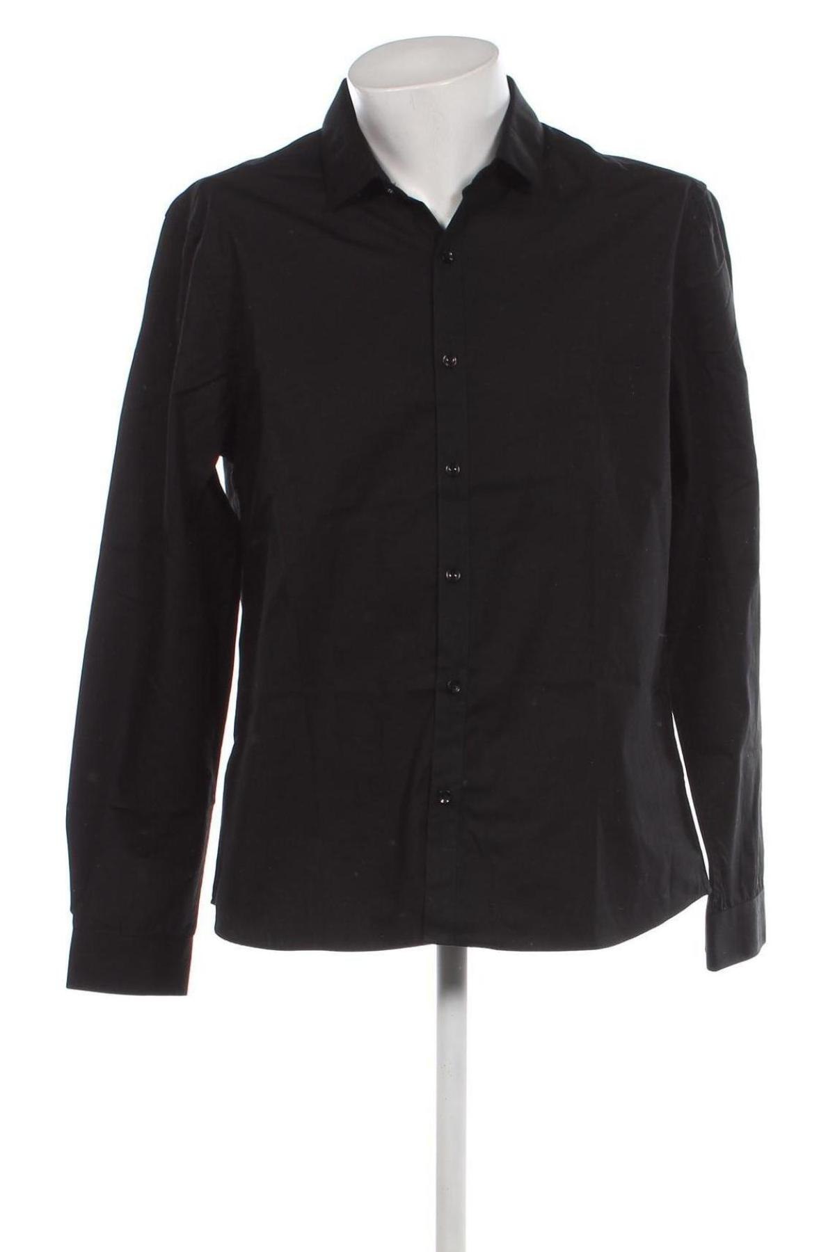 Мъжка риза Topman, Размер XL, Цвят Черен, Цена 30,80 лв.