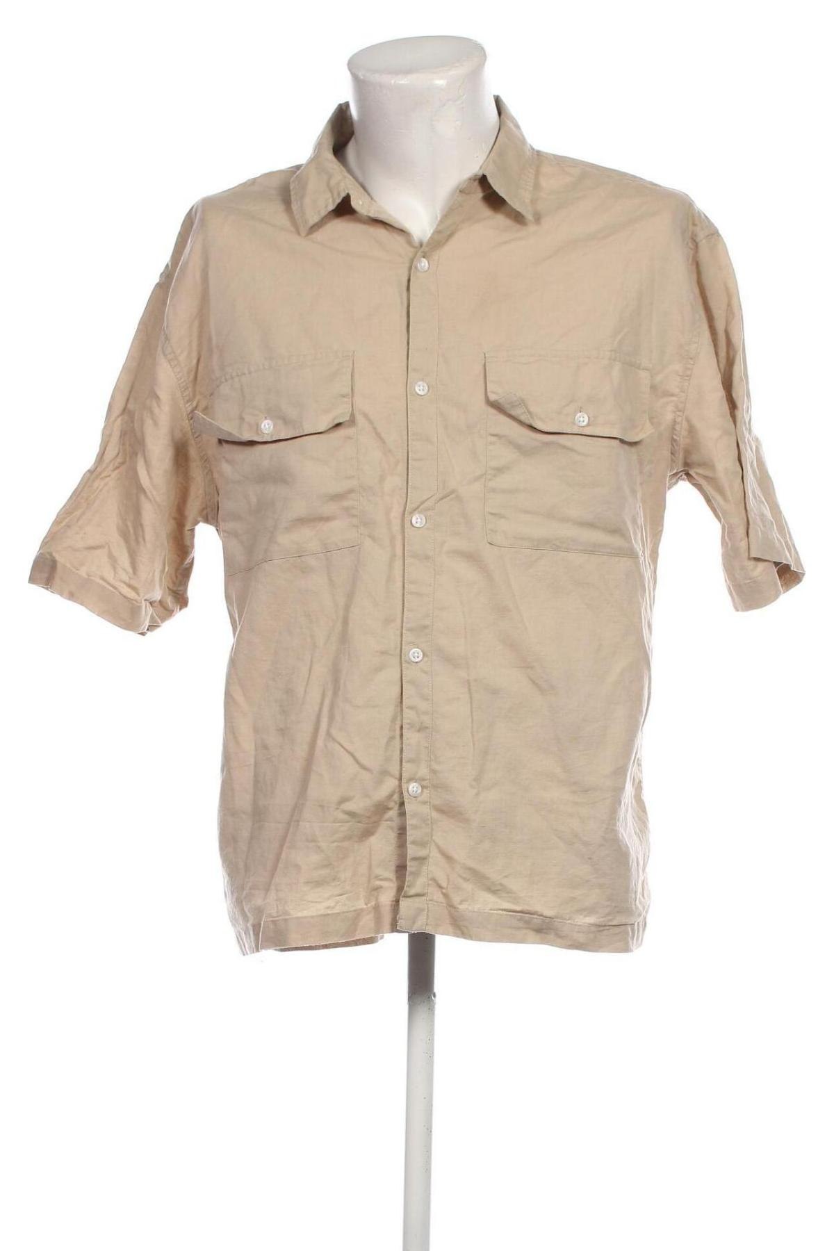 Herrenhemd Topman, Größe L, Farbe Beige, Preis 10,99 €