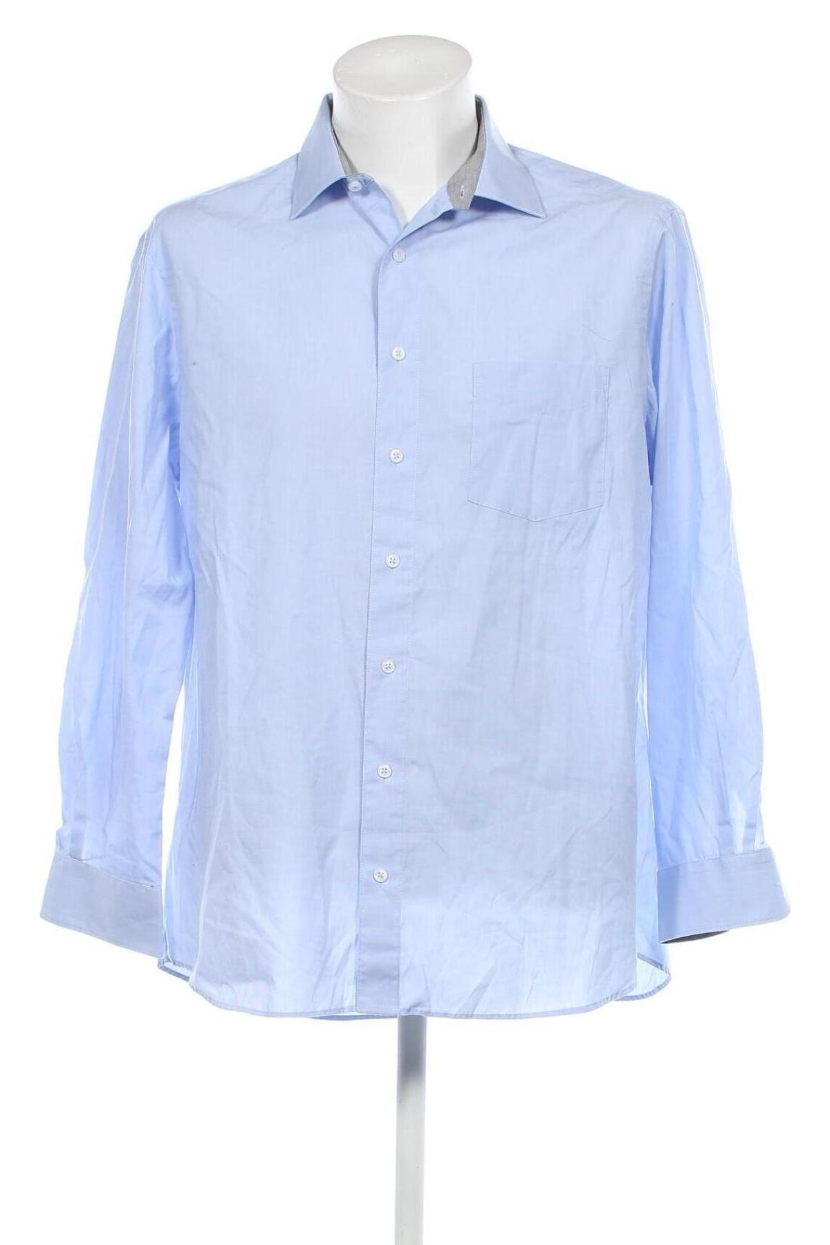 Herrenhemd Walbusch, Größe XL, Farbe Blau, Preis 29,85 €