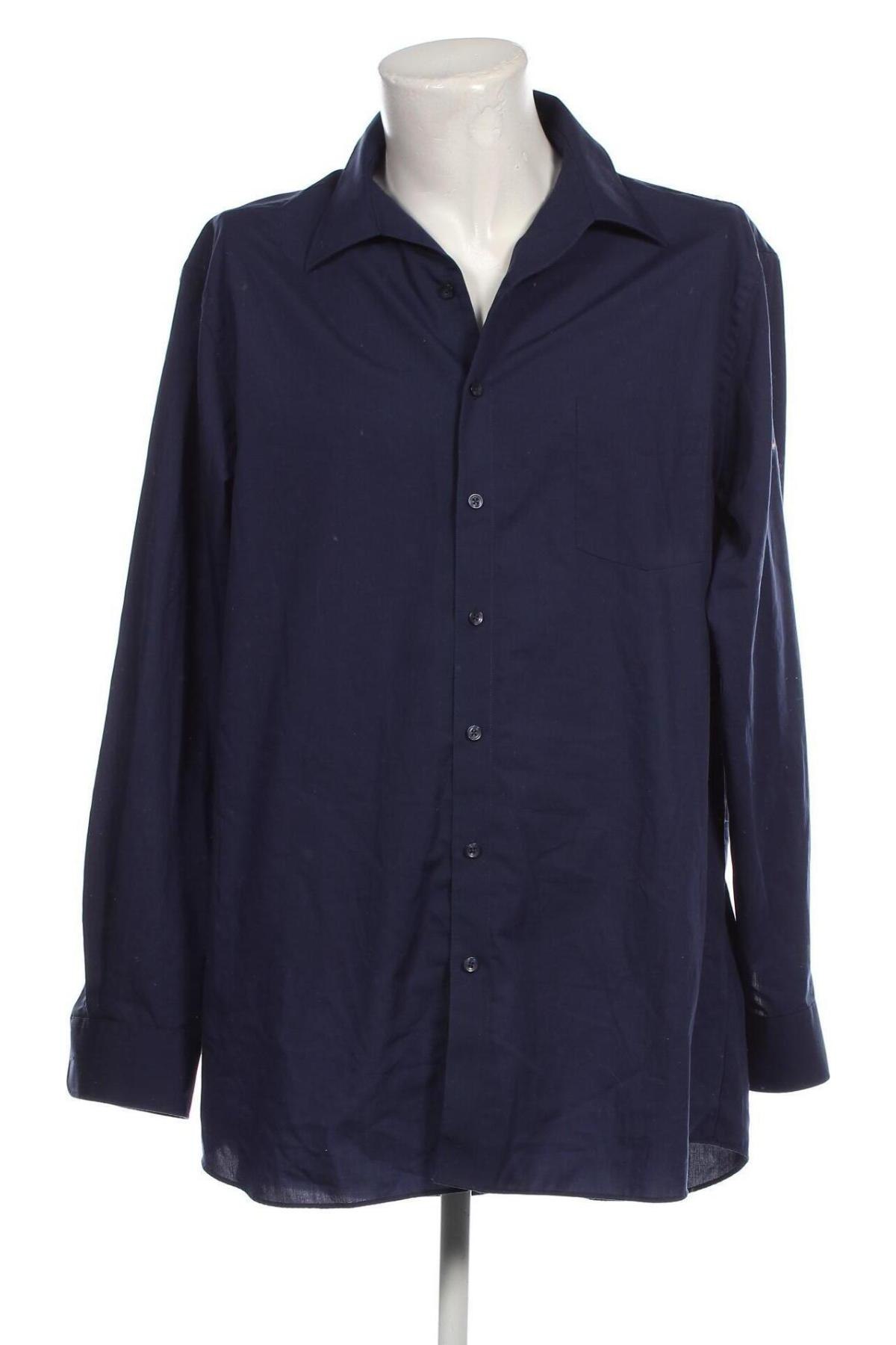 Ανδρικό πουκάμισο Walbusch, Μέγεθος XXL, Χρώμα Μπλέ, Τιμή 19,39 €