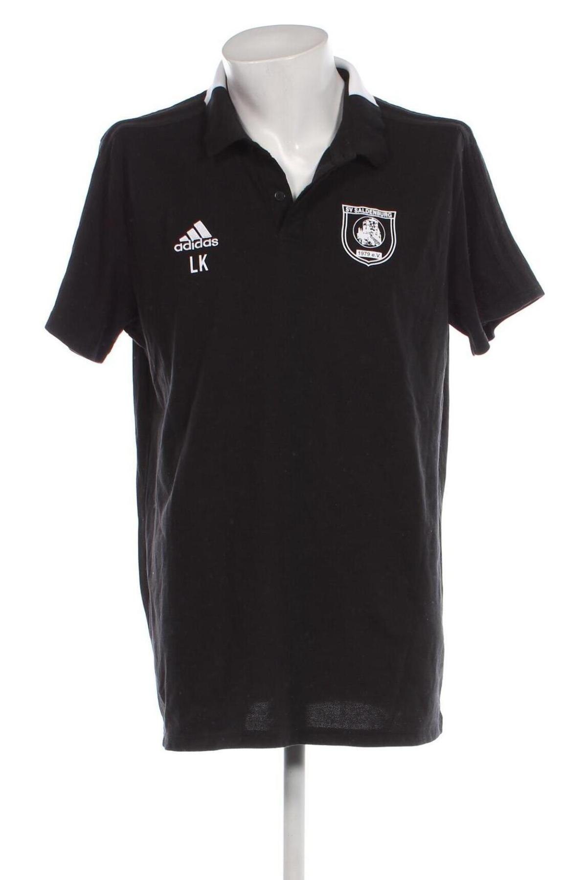 Herren T-Shirt Adidas, Größe XL, Farbe Schwarz, Preis € 18,79