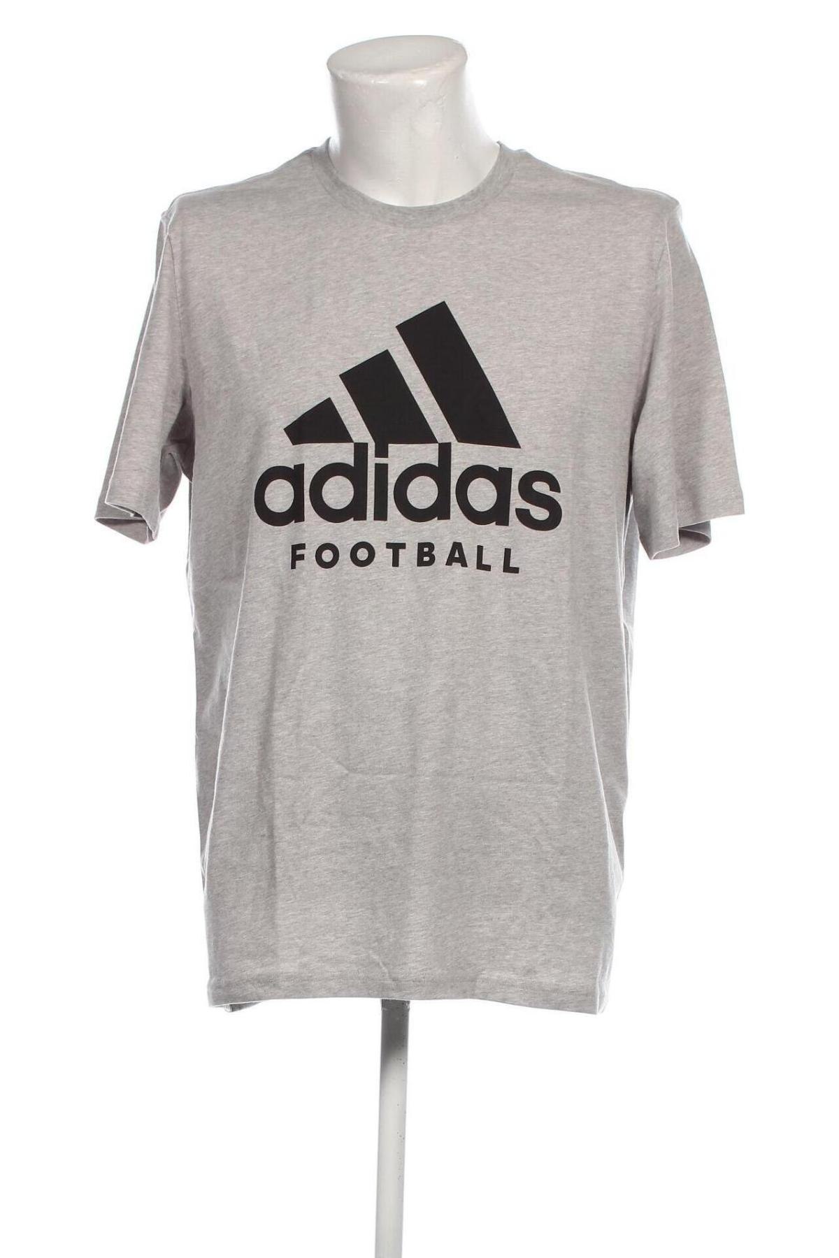 Ανδρικό t-shirt Adidas, Μέγεθος L, Χρώμα Γκρί, Τιμή 28,87 €